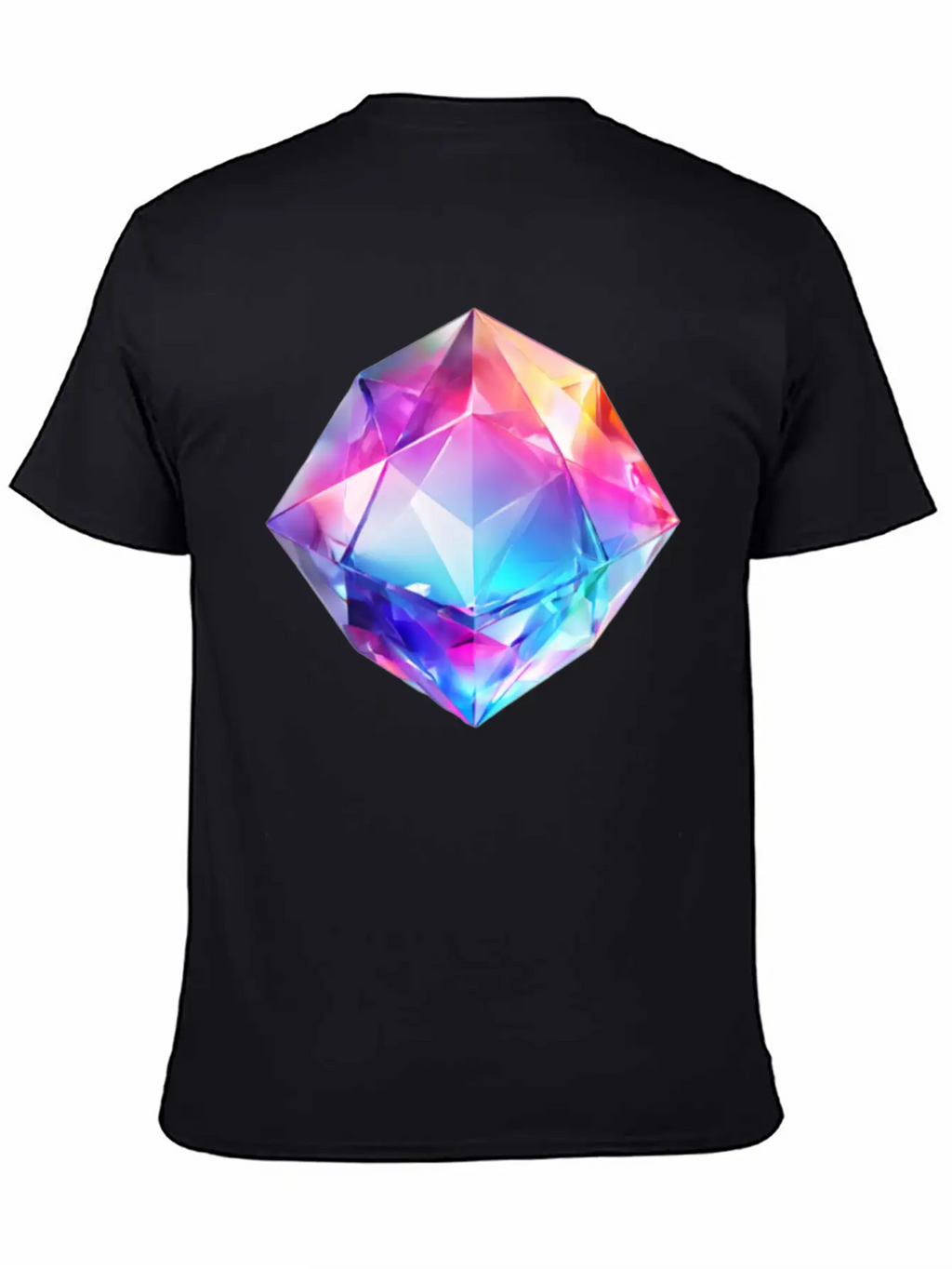 Olographic Diamond Classic Cotton Tee – Unisex Comfort For Any Season