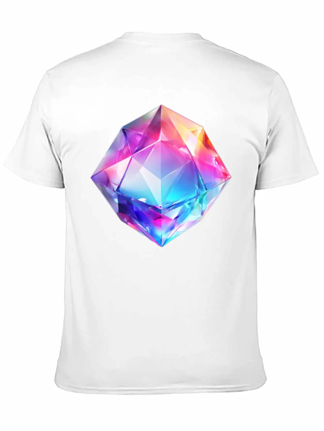 Olographic Diamond Classic Cotton Tee – Unisex Comfort For Any Season