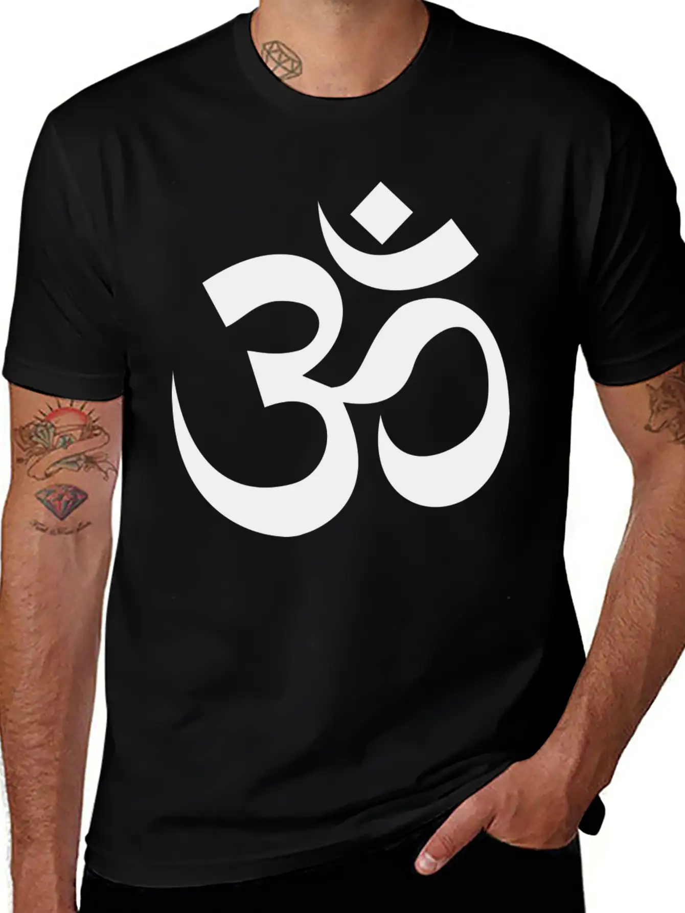 Om Symbol Classic Cotton Tee – Unisex Comfort For Any Season