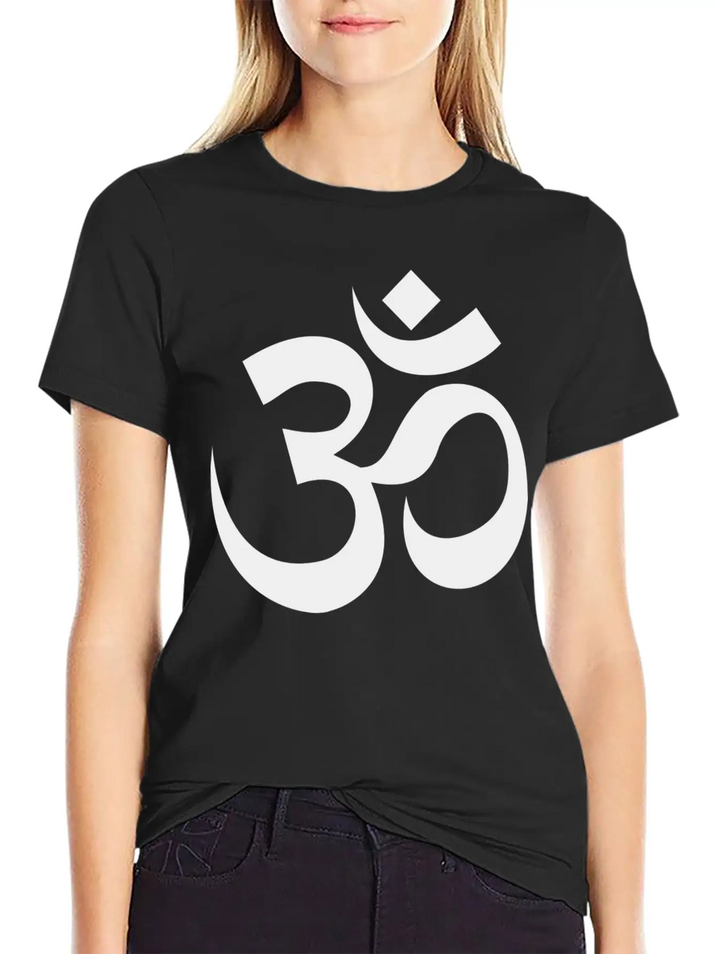 Om Symbol Classic Cotton Tee – Unisex Comfort For Any Season