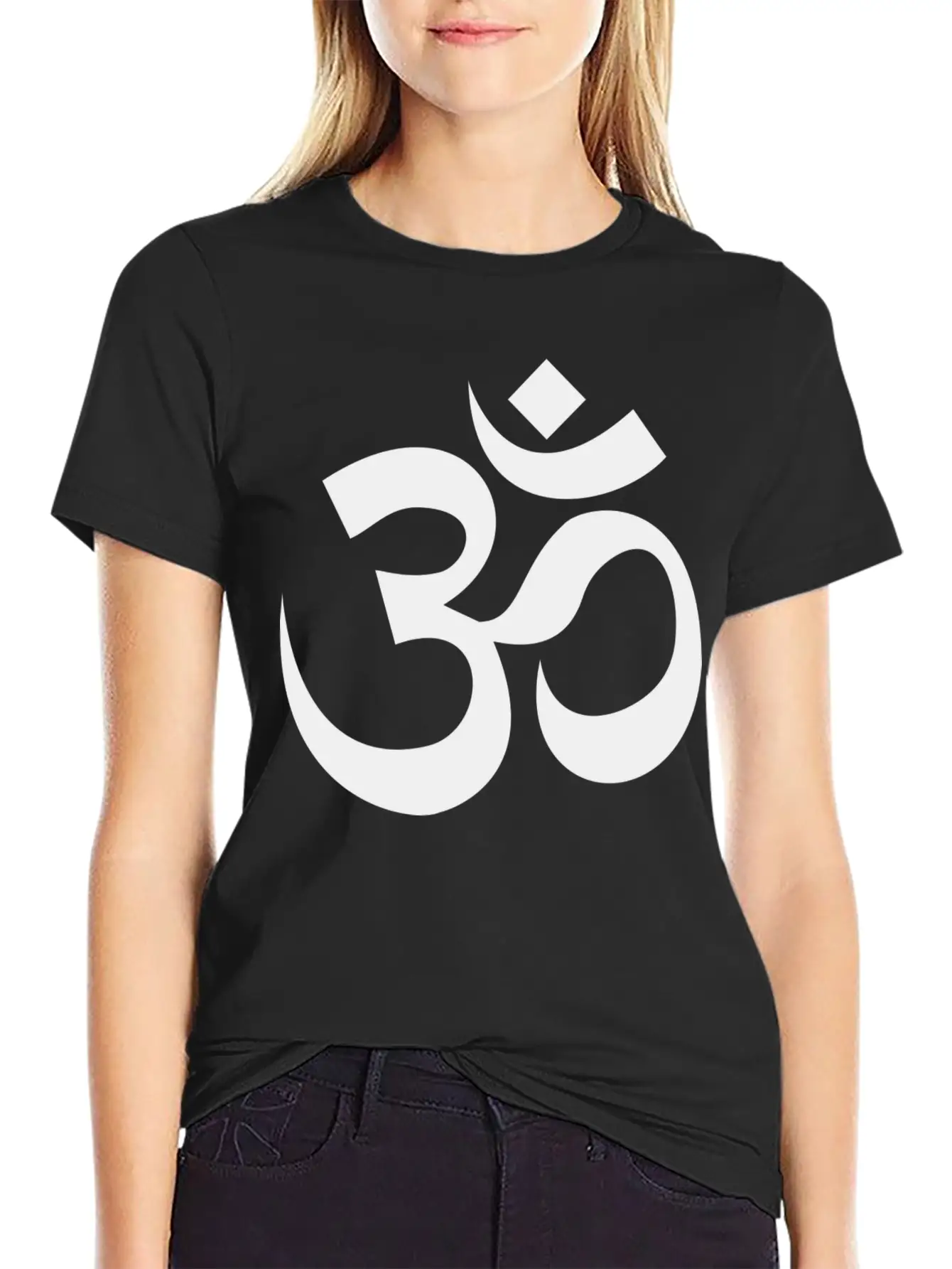 Om Symbol Classic Cotton Tee – Unisex Comfort For Any Season