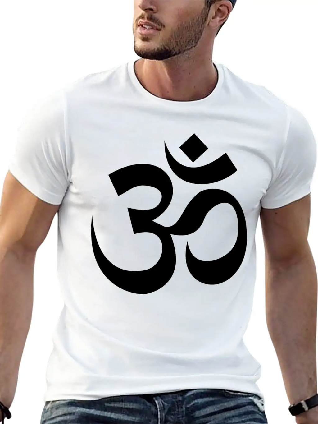 Om Symbol Classic Cotton Tee – Unisex Comfort For Any Season
