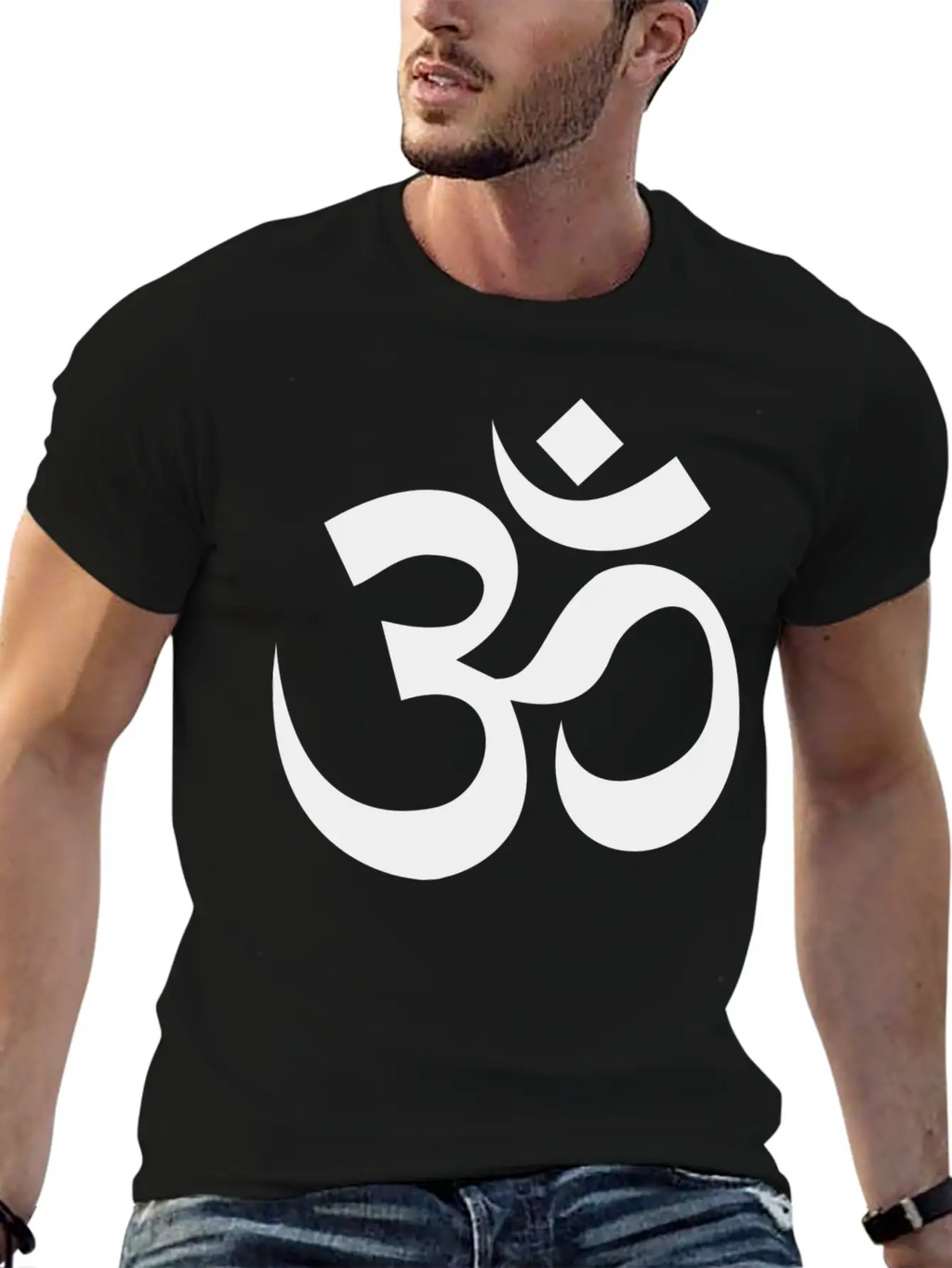Om Symbol Classic Cotton Tee – Unisex Comfort For Any Season