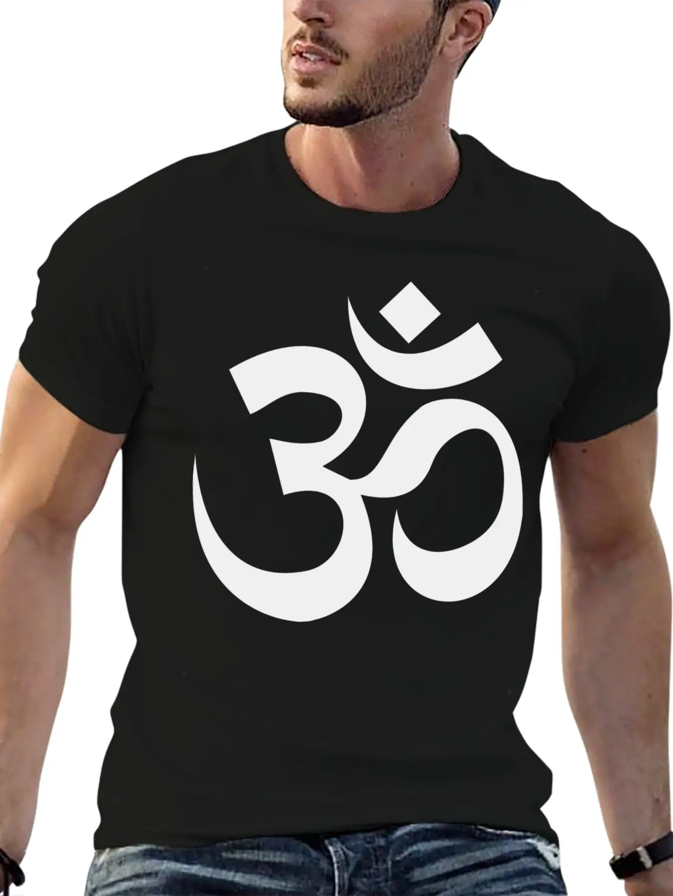 Om Symbol Classic Cotton Tee – Unisex Comfort For Any Season