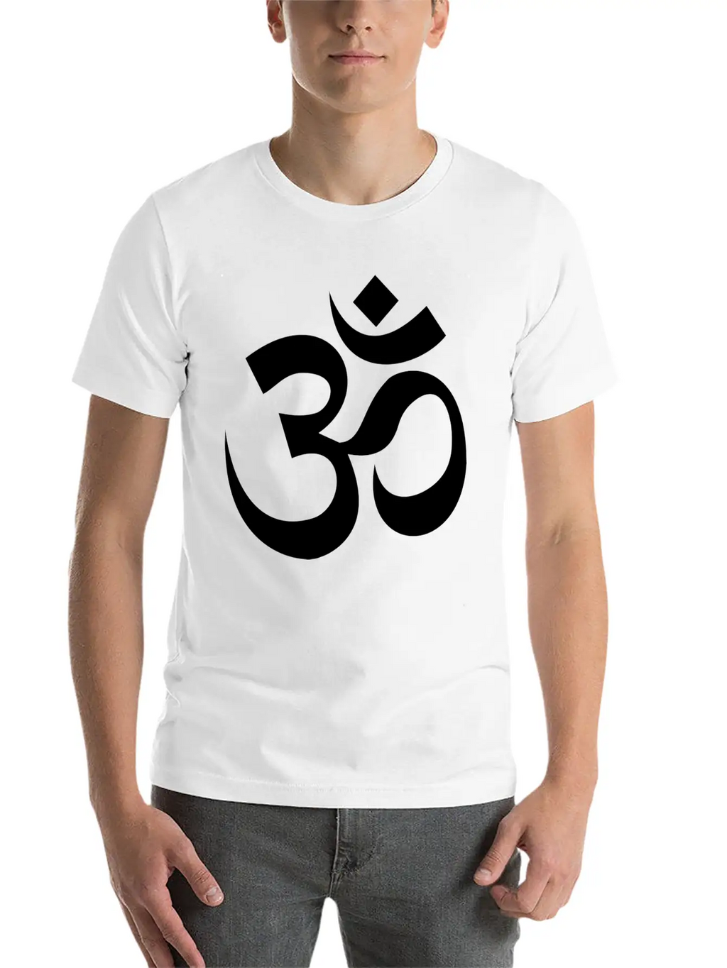 Om Symbol Classic Cotton Tee – Unisex Comfort For Any Season