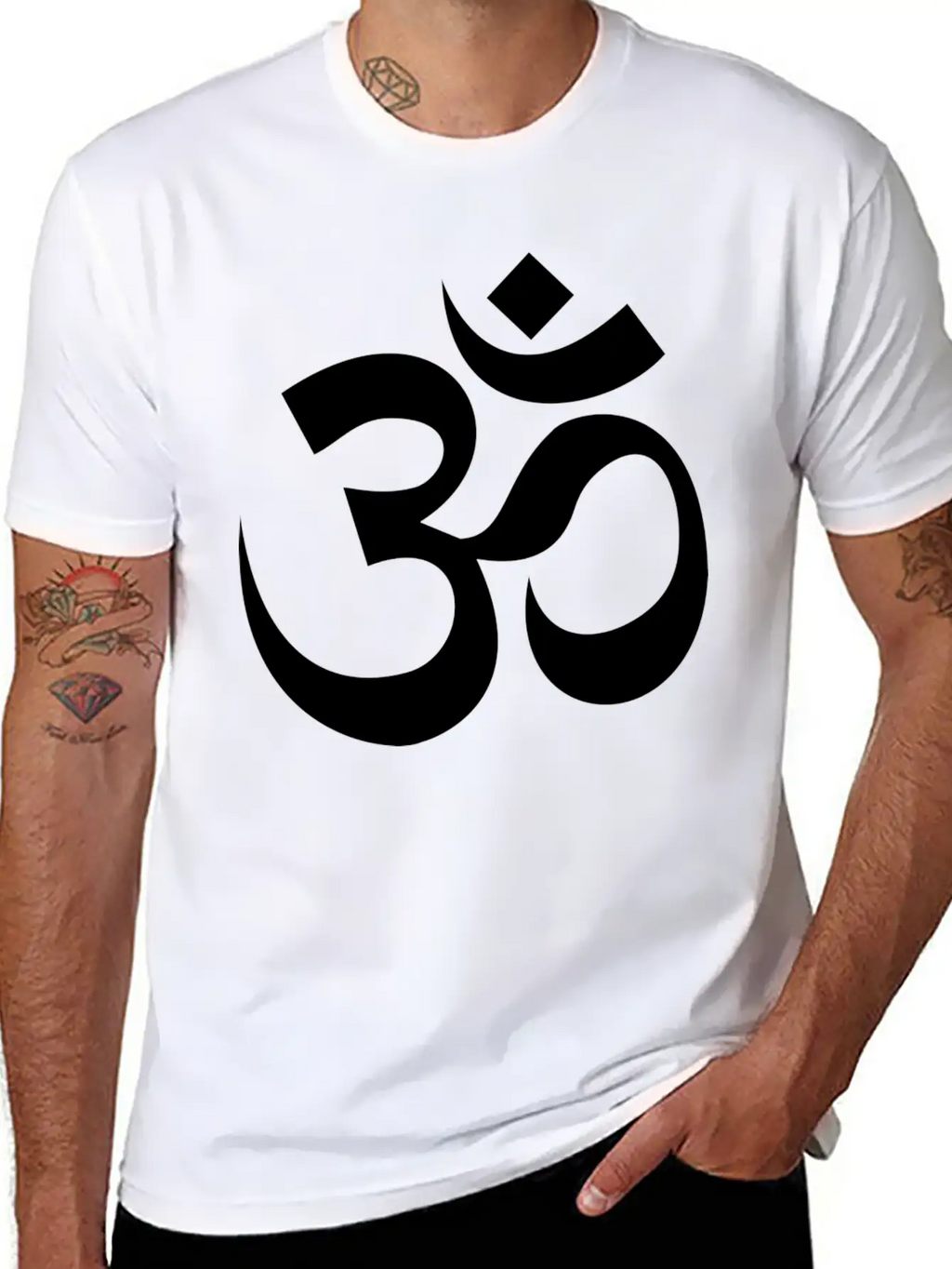 Om Symbol Classic Cotton Tee – Unisex Comfort For Any Season