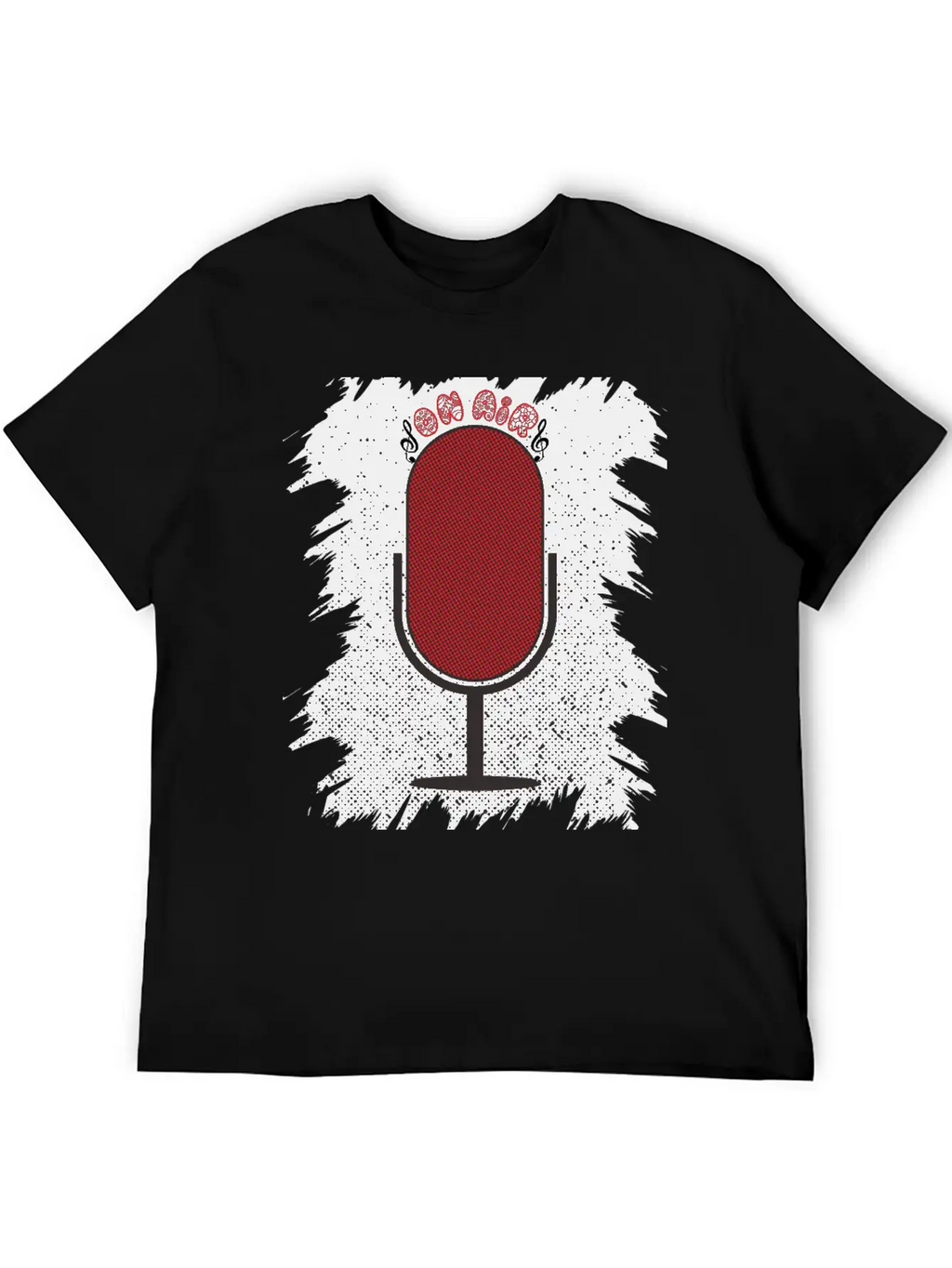 On Air Microphone Breathable Soft Cotton T-Shirt – Timeless Casual Look