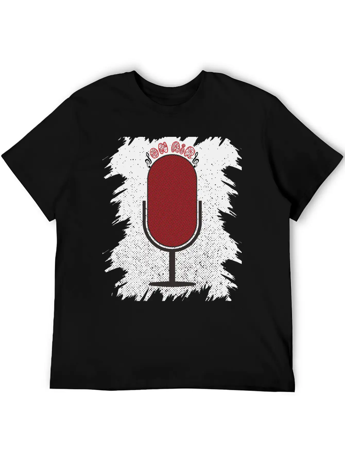 On Air Microphone Breathable Soft Cotton T-Shirt – Timeless Casual Look