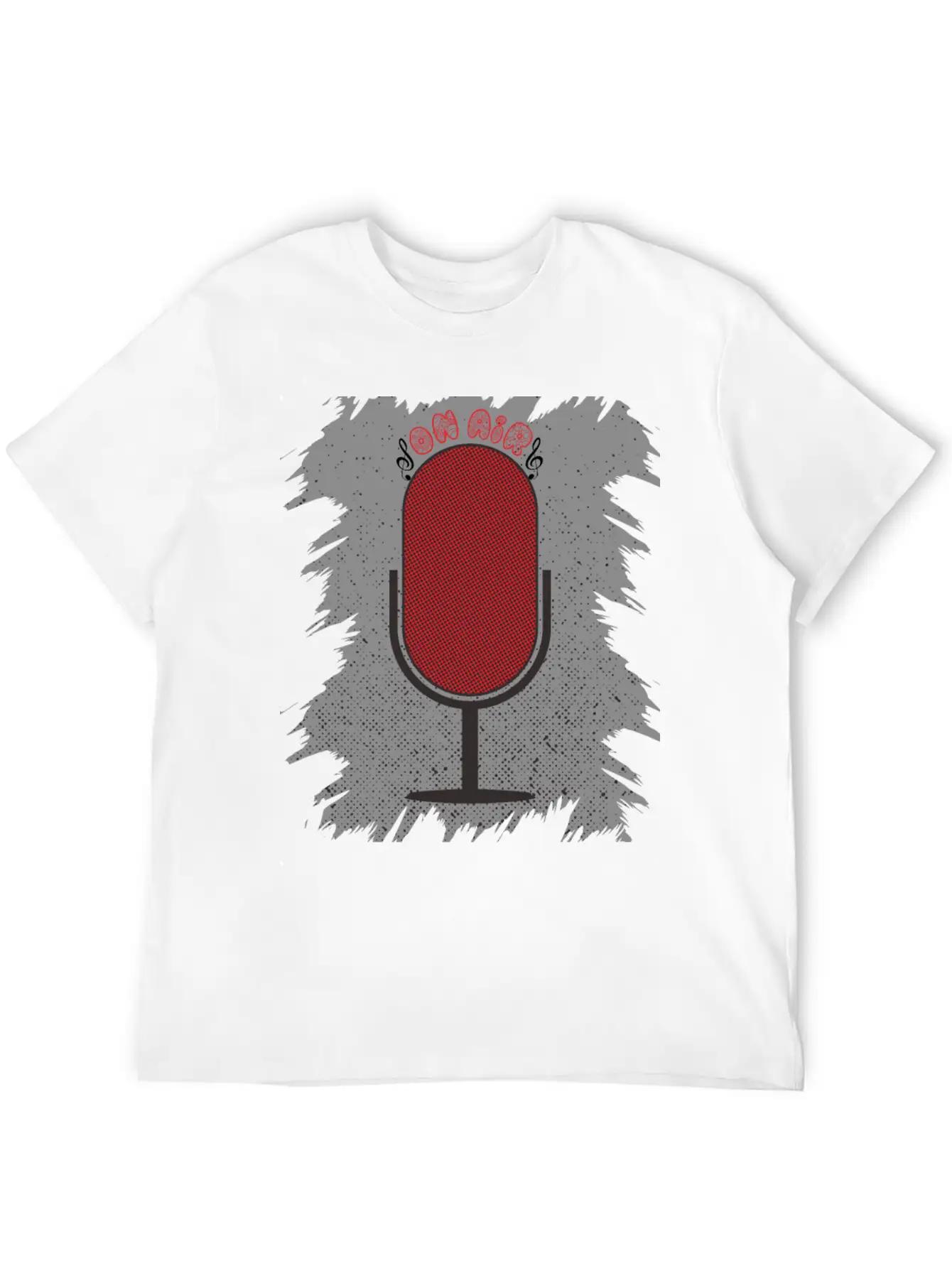 On Air Microphone Breathable Soft Cotton T-Shirt – Timeless Casual Look