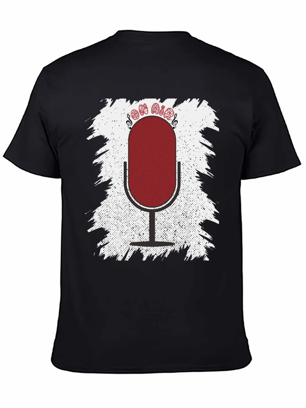 On Air Microphone Breathable Soft Cotton T-Shirt – Timeless Casual Look