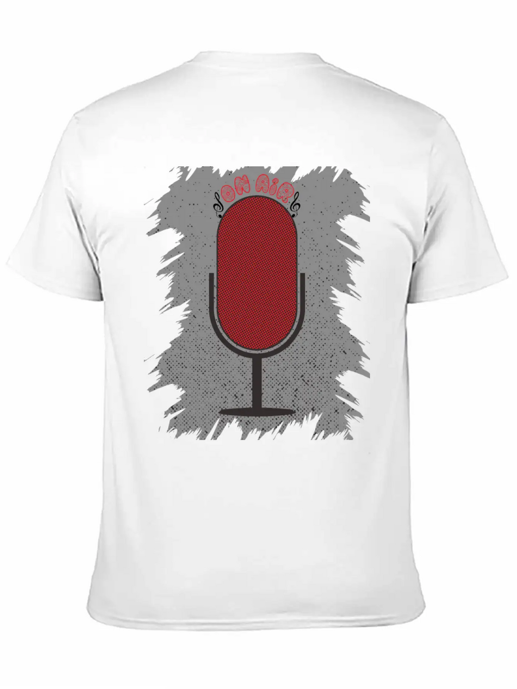 On Air Microphone Breathable Soft Cotton T-Shirt – Timeless Casual Look