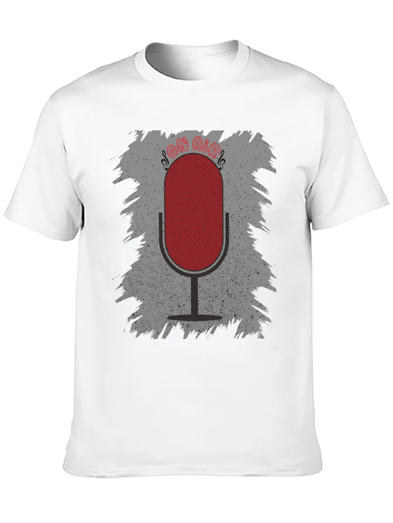 On Air Microphone Breathable Soft Cotton T-Shirt – Timeless Casual Look