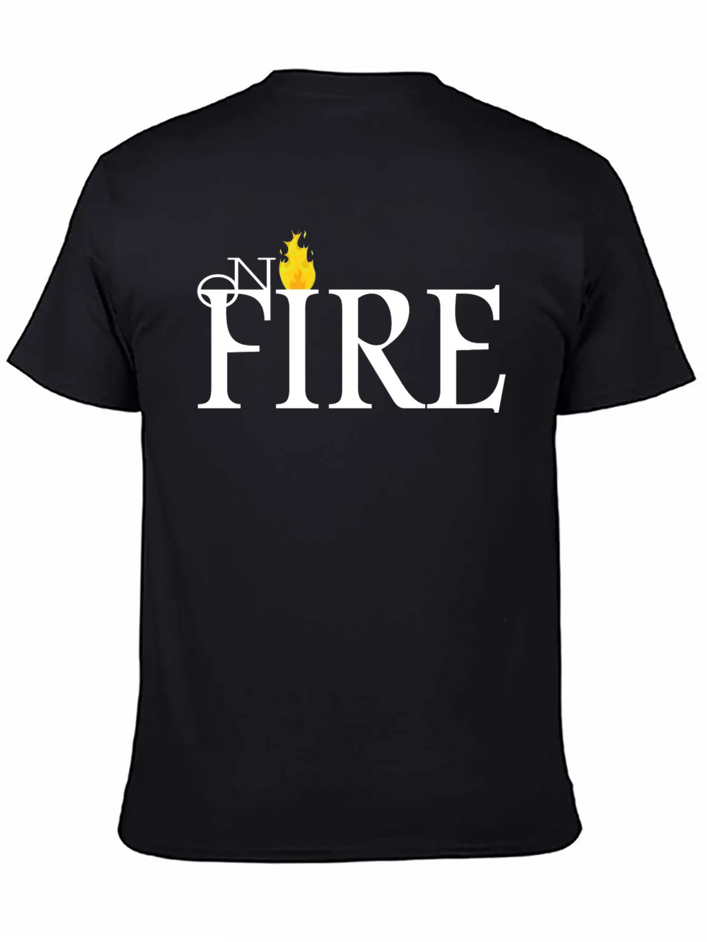 ON FIRE Essential Cotton Tee For Daily Outfits – Unisex Style