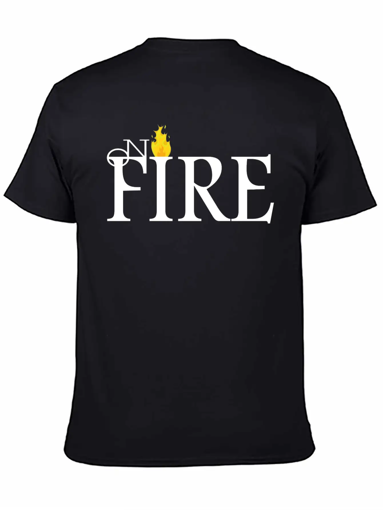 ON FIRE Essential Cotton Tee For Daily Outfits – Unisex Style
