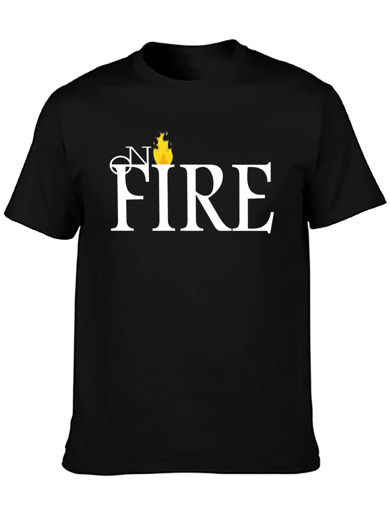 ON FIRE Essential Cotton Tee For Daily Outfits – Unisex Style