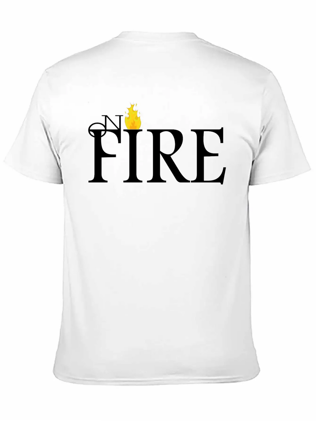 ON FIRE Essential Cotton Tee For Daily Outfits – Unisex Style