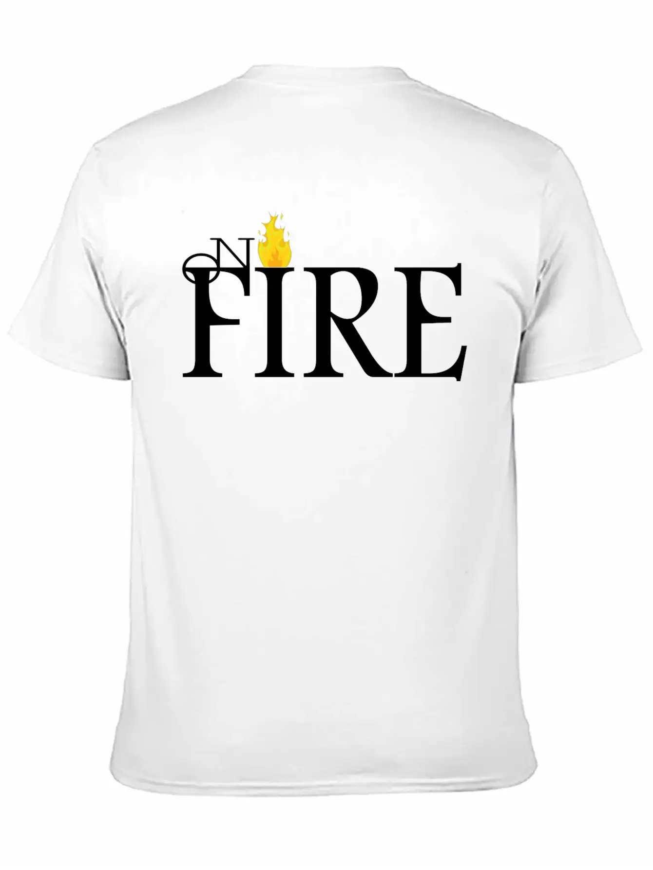 ON FIRE Essential Cotton Tee For Daily Outfits – Unisex Style