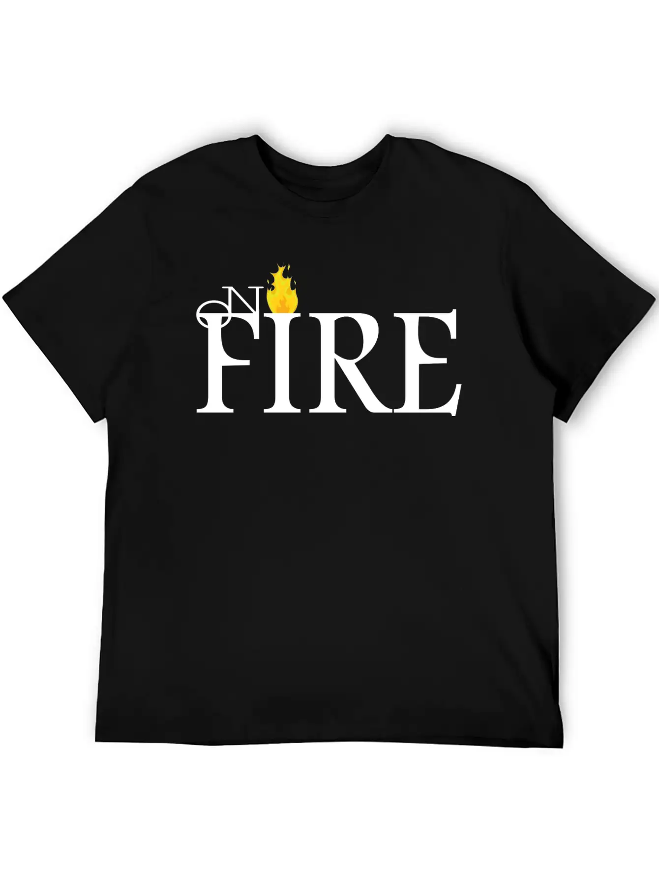 ON FIRE Essential Cotton Tee For Daily Outfits – Unisex Style
