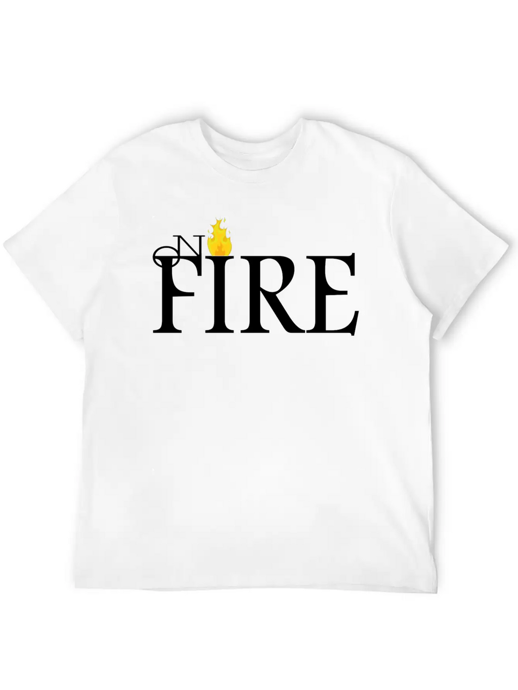 ON FIRE Essential Cotton Tee For Daily Outfits – Unisex Style