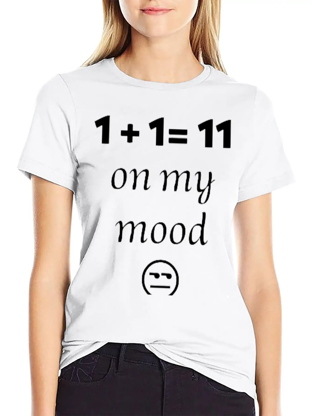 On My Mood Design Timeless Short Sleeve Tee – Comfy And Minimalist Design