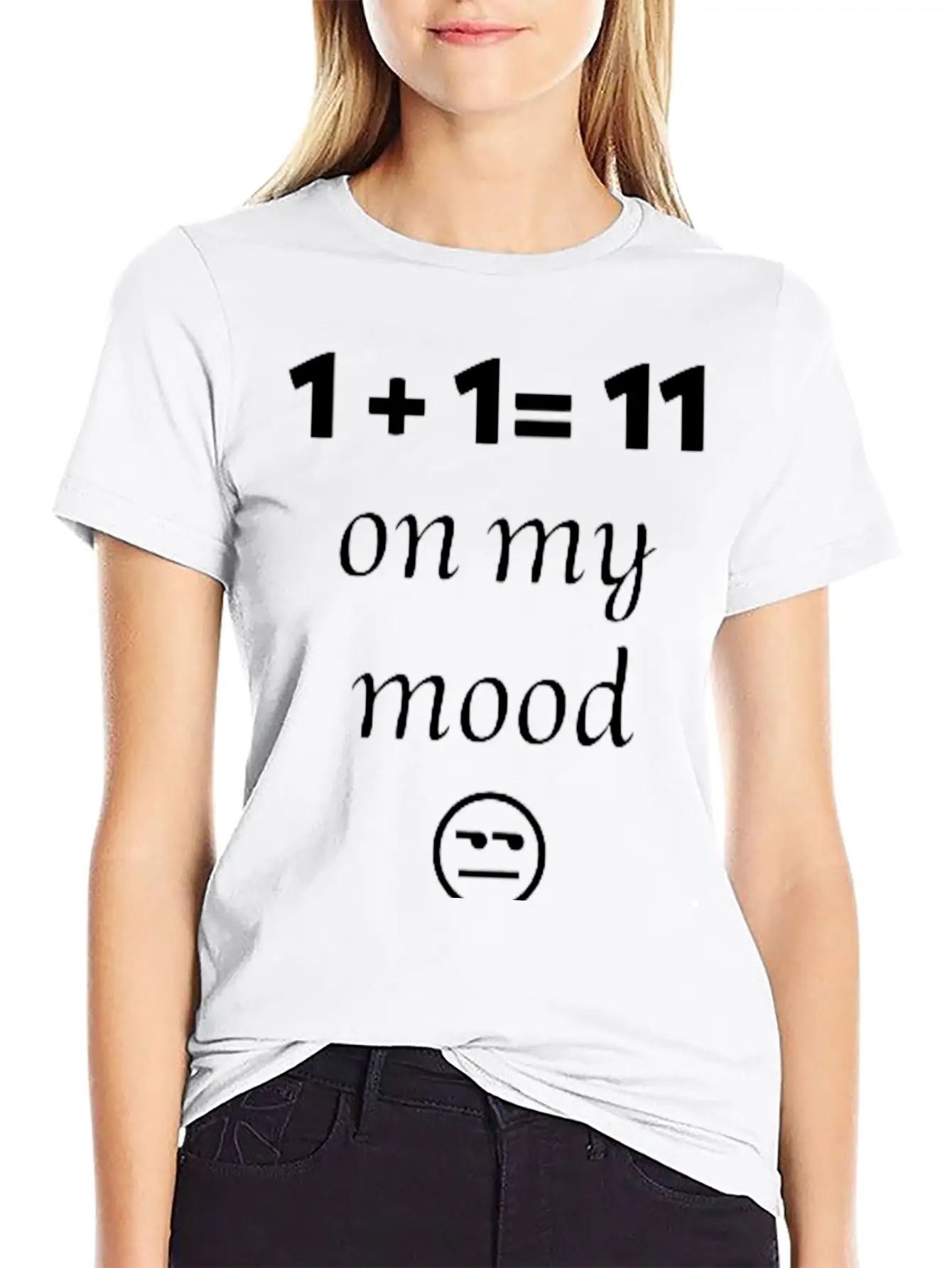 On My Mood Design Timeless Short Sleeve Tee – Comfy And Minimalist Design