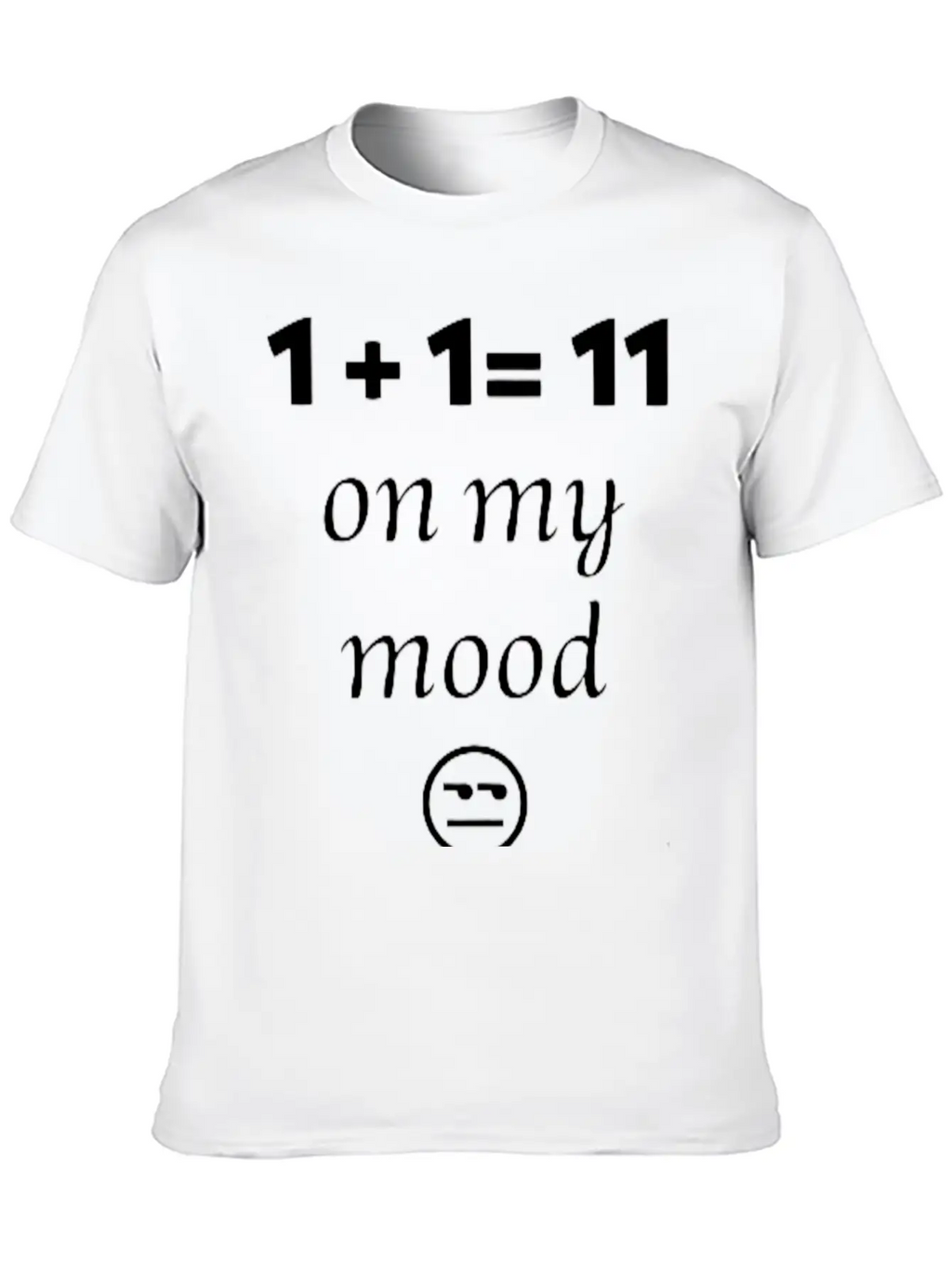 On My Mood Design Timeless Short Sleeve Tee – Comfy And Minimalist Design