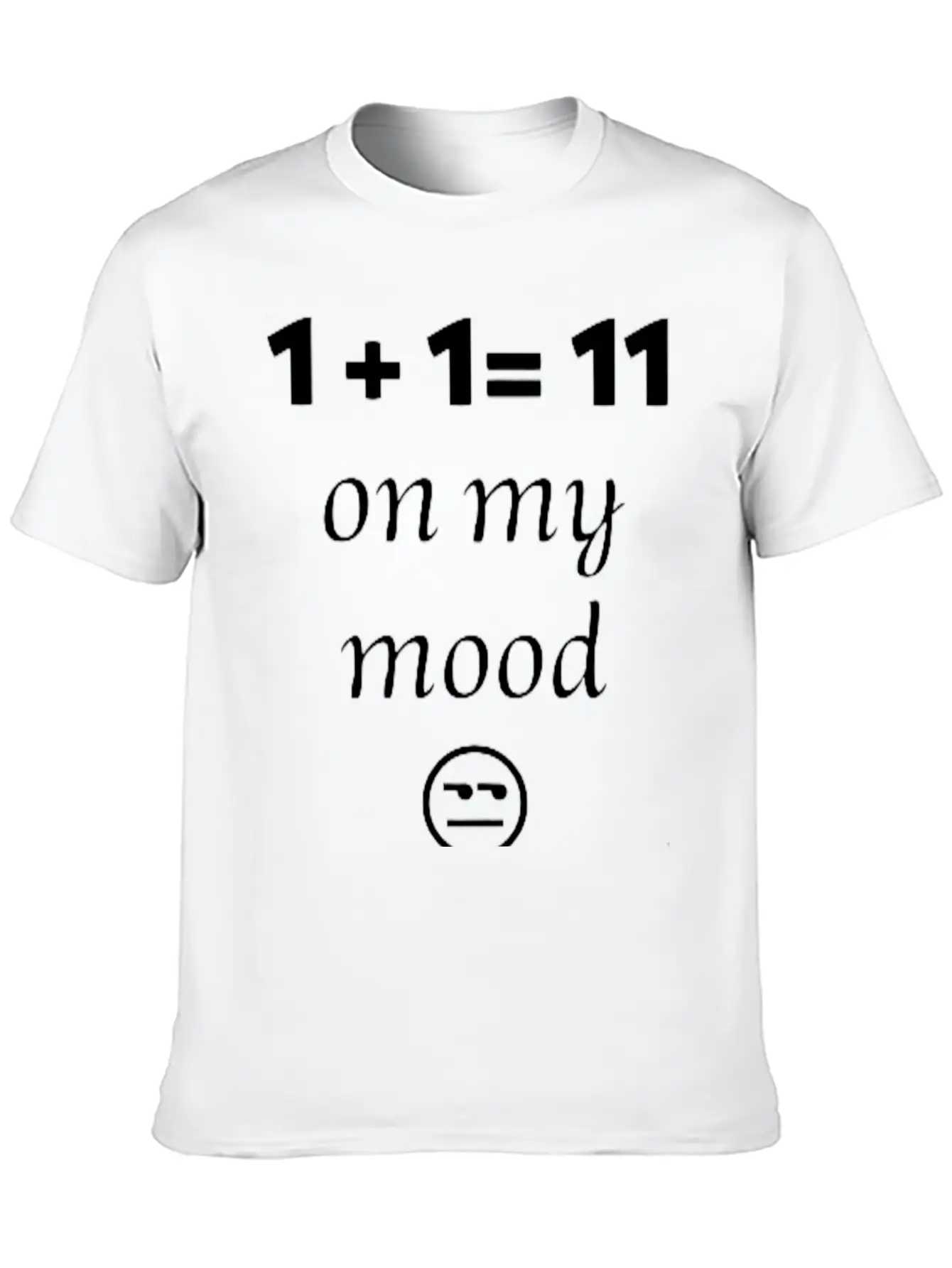 On My Mood Design Timeless Short Sleeve Tee – Comfy And Minimalist Design