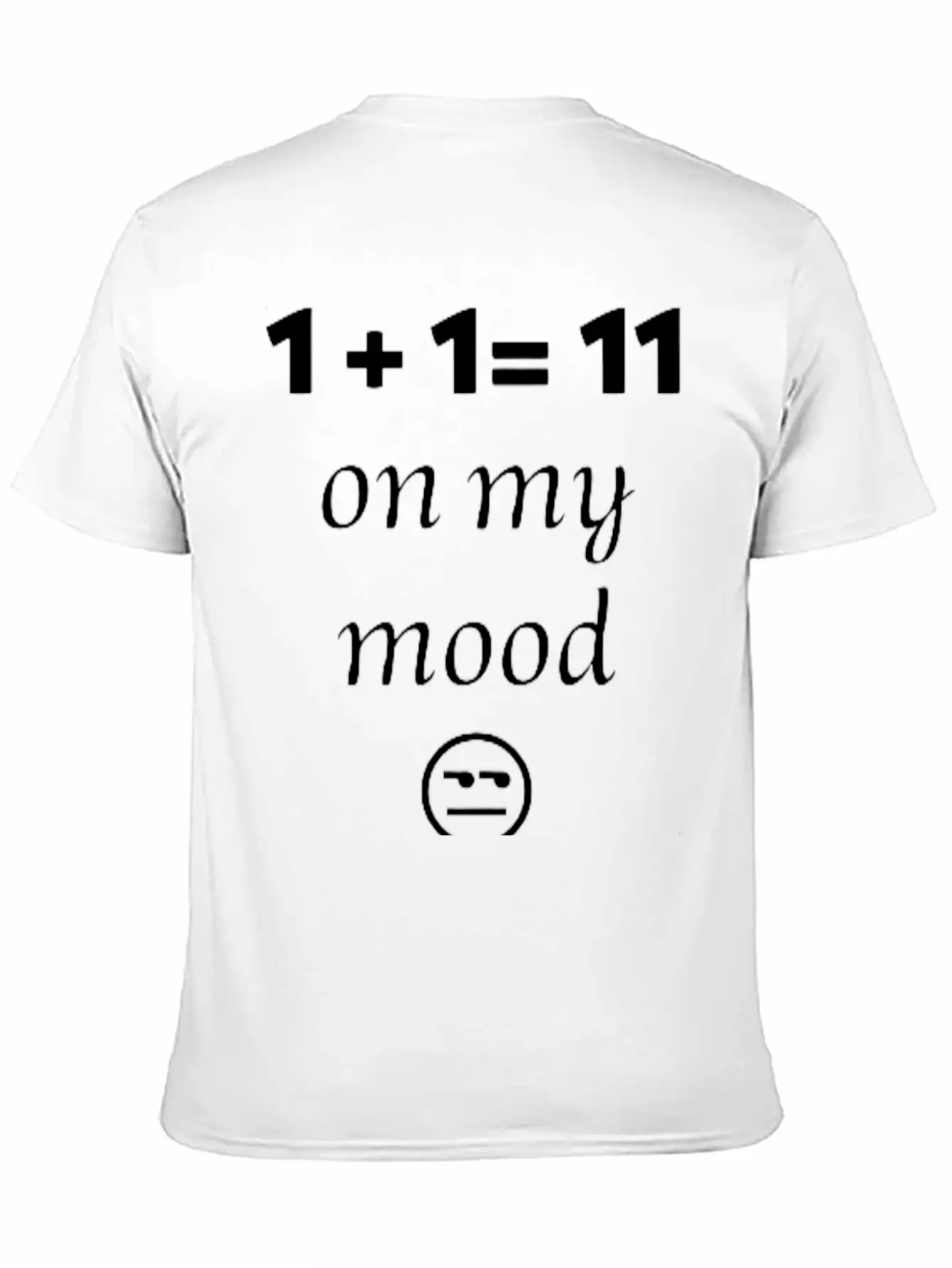 On My Mood Design Timeless Short Sleeve Tee – Comfy And Minimalist Design