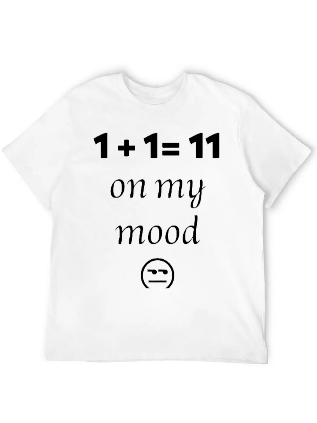 On My Mood Design Timeless Short Sleeve Tee – Comfy And Minimalist Design