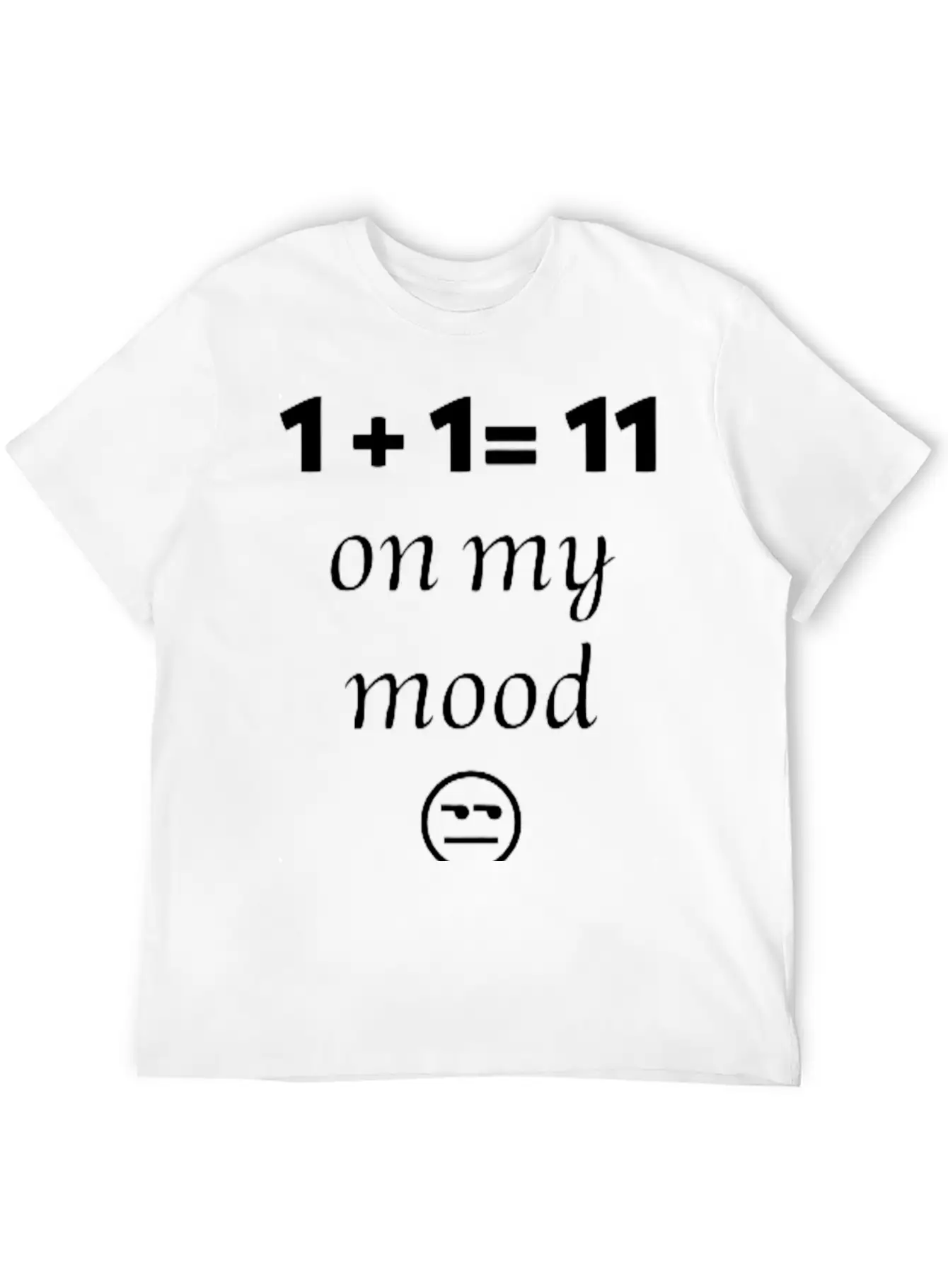 On My Mood Design Timeless Short Sleeve Tee – Comfy And Minimalist Design
