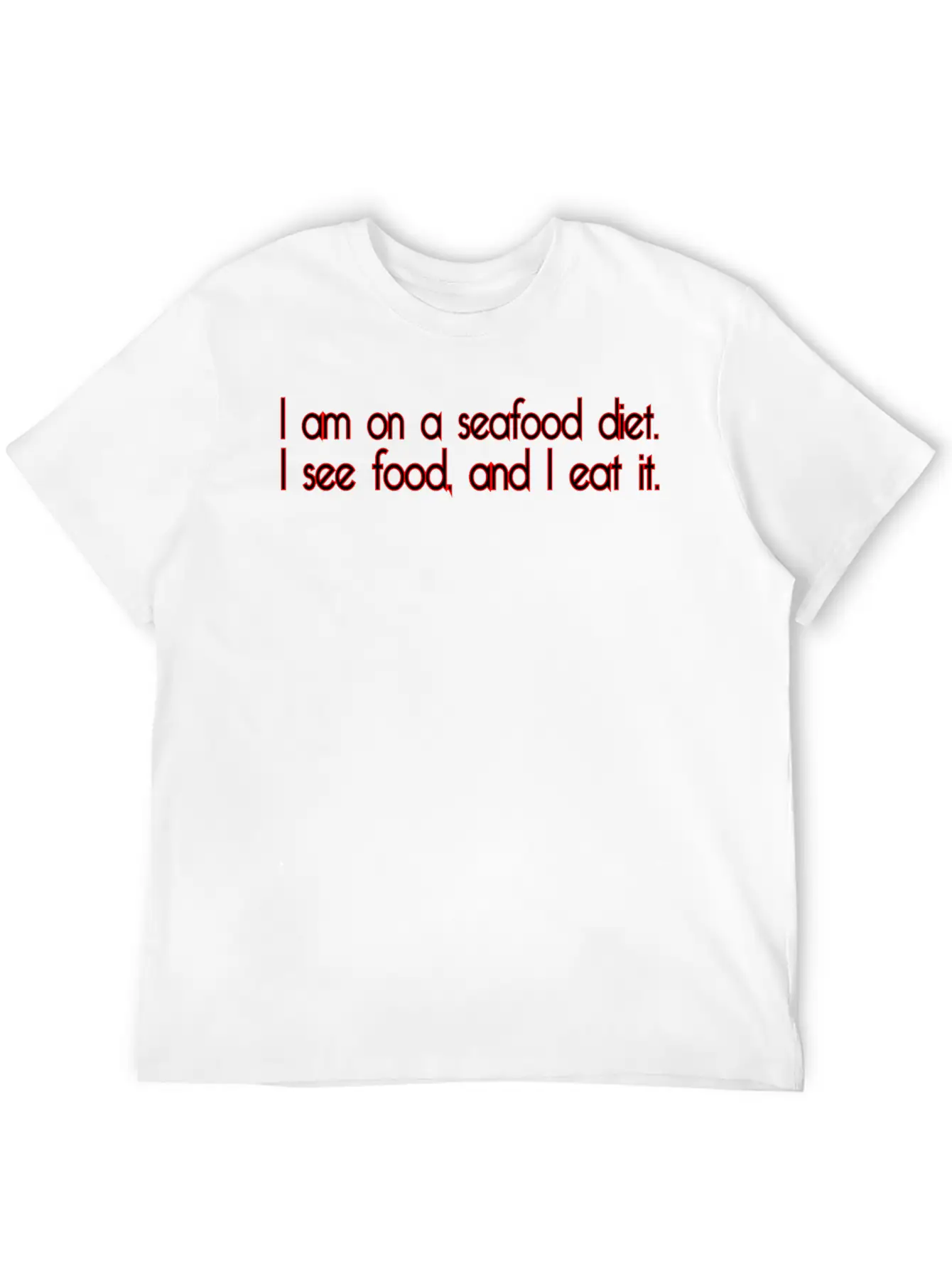 On Seafood Diet Basic Graphic T-Shirt – Daily Comfort In Soft Cotton