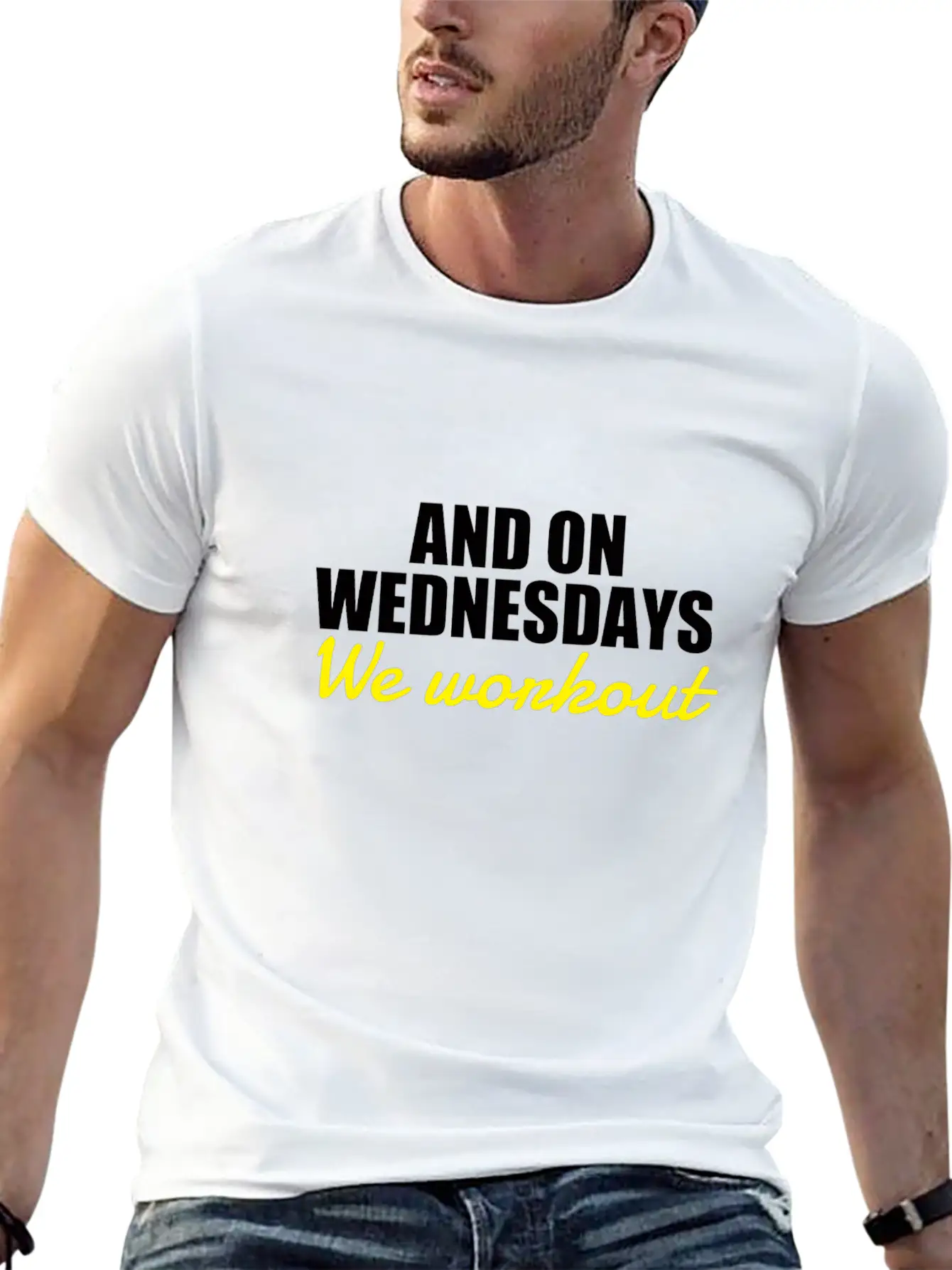 On Wednesdays We Workout Classic Cotton Tee – Unisex Comfort For Any Season