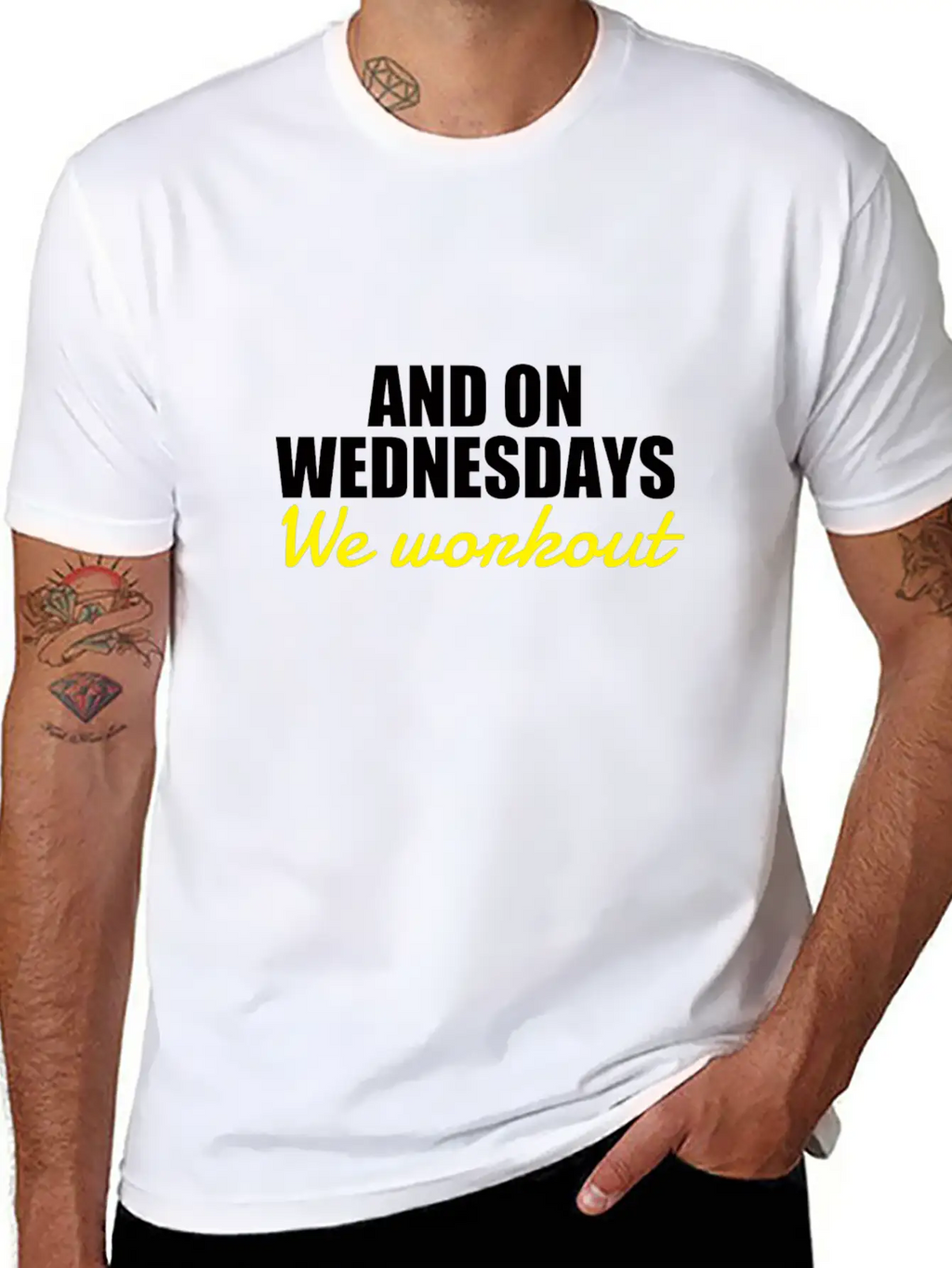 On Wednesdays We Workout Classic Cotton Tee – Unisex Comfort For Any Season