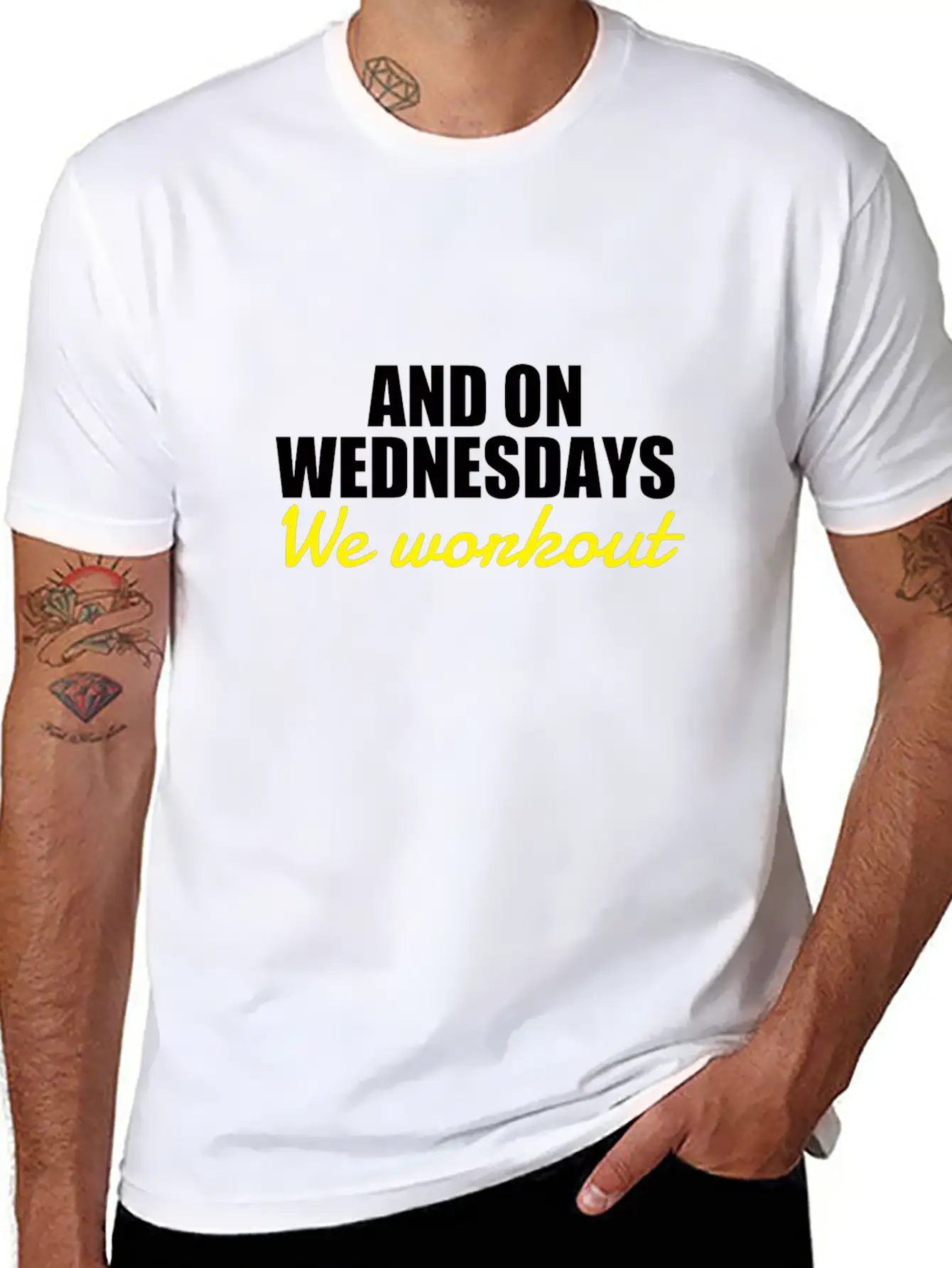 On Wednesdays We Workout Classic Cotton Tee – Unisex Comfort For Any Season