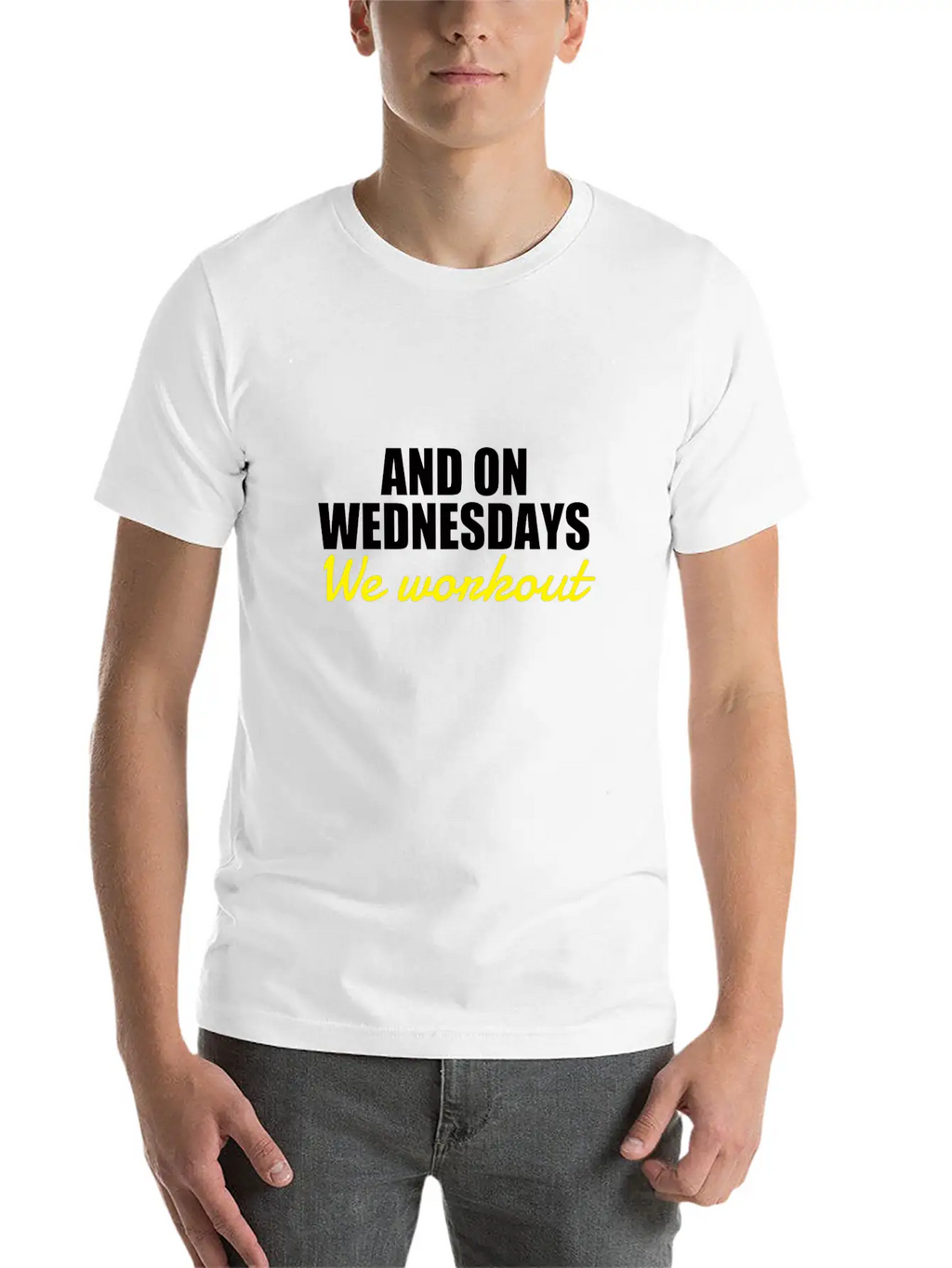 On Wednesdays We Workout Classic Cotton Tee – Unisex Comfort For Any Season