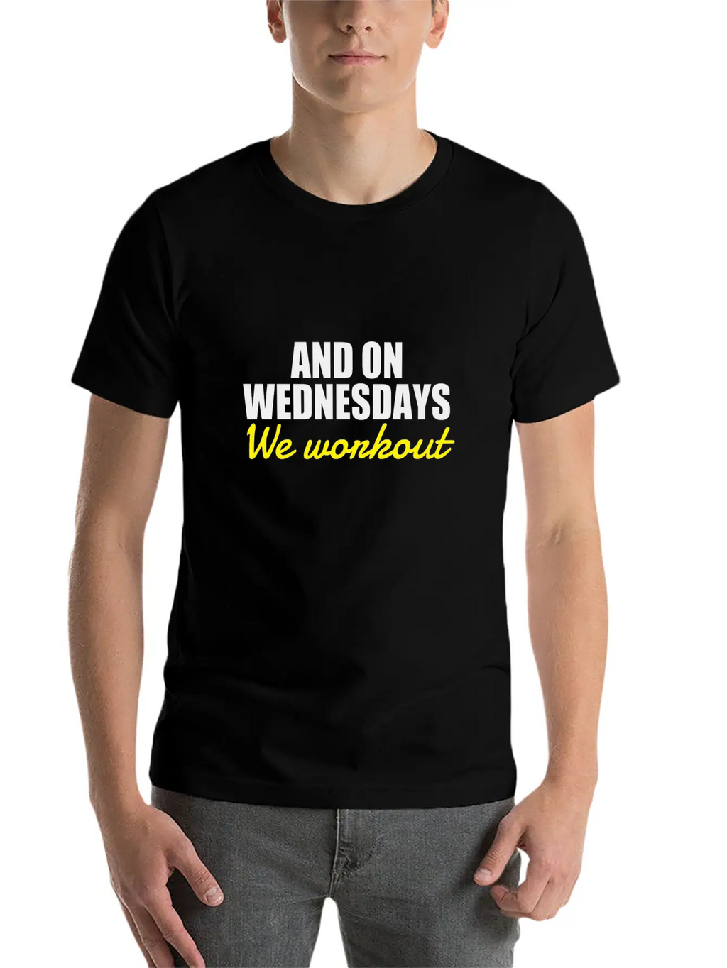 On Wednesdays We Workout Classic Cotton Tee – Unisex Comfort For Any Season