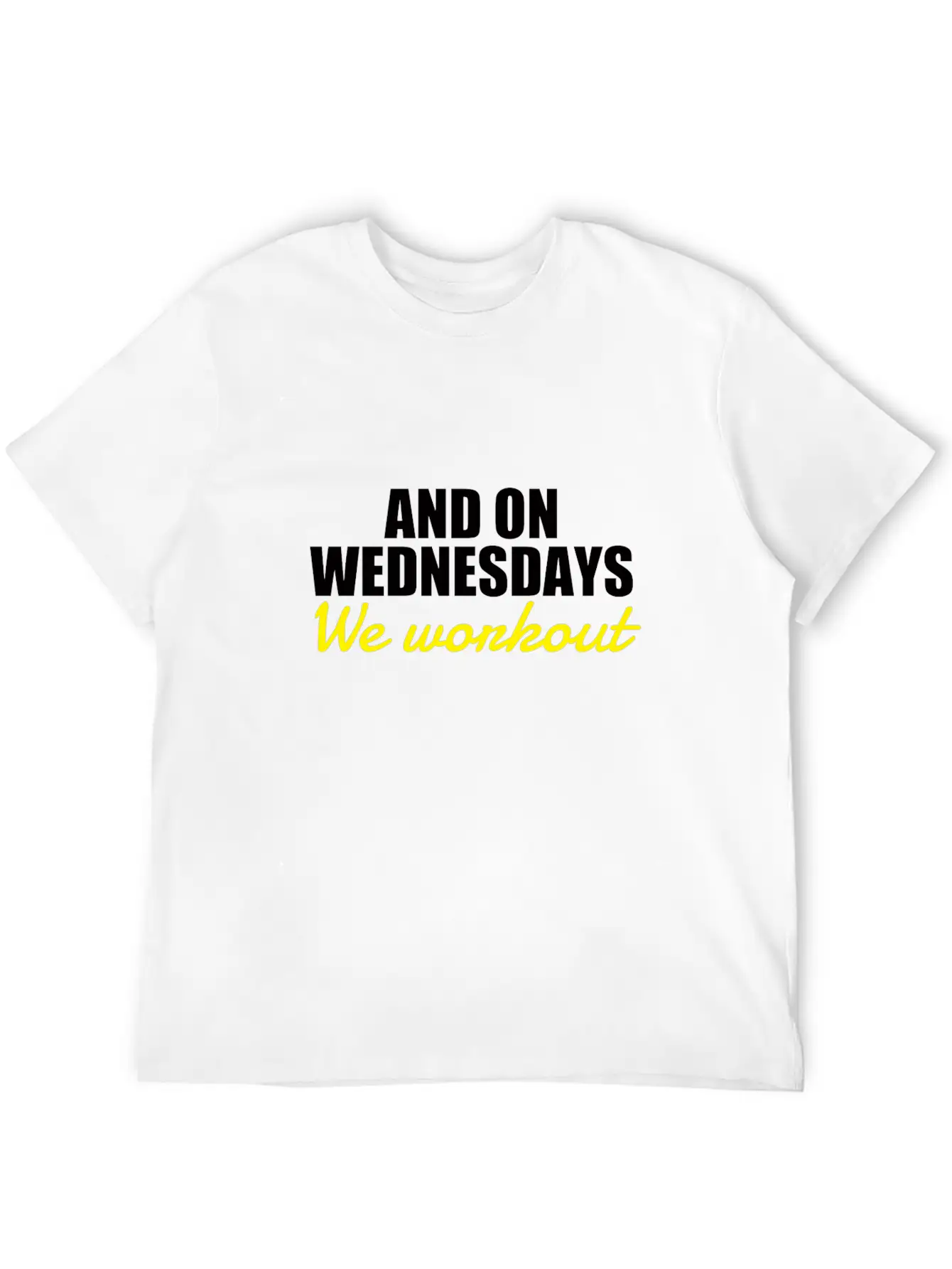 On Wednesdays We Workout Classic Cotton Tee – Unisex Comfort For Any Season
