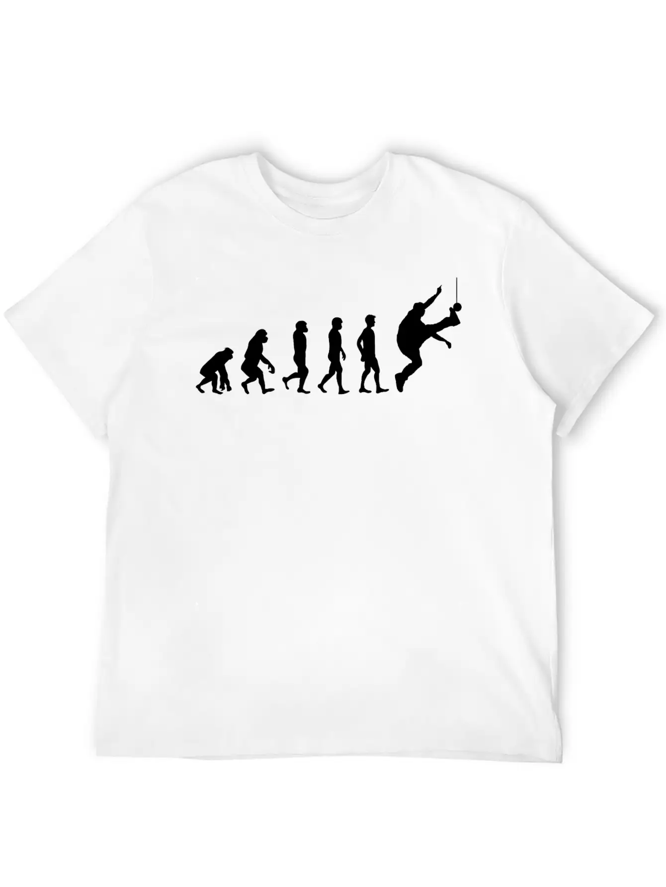 One Foot High Kick Competition Jumping Evolution Breathable Soft Cotton T-Shirt – Timeless Casual Look