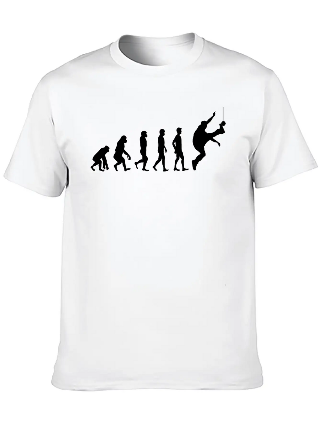 One Foot High Kick Competition Jumping Evolution Breathable Soft Cotton T-Shirt – Timeless Casual Look