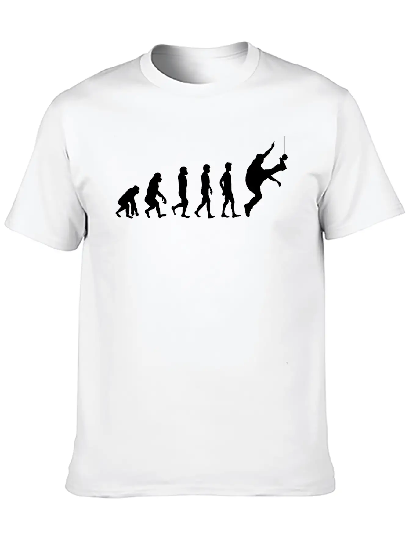 One Foot High Kick Competition Jumping Evolution Breathable Soft Cotton T-Shirt – Timeless Casual Look