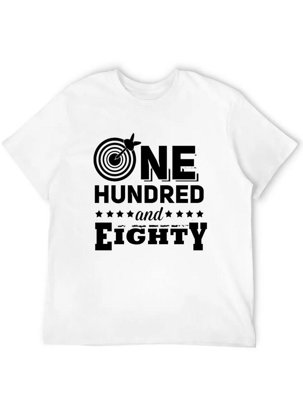 One Hundred Eighty Dart 180 Dartboard Arrow Essential Cotton Tee For Daily Outfits – Unisex Style