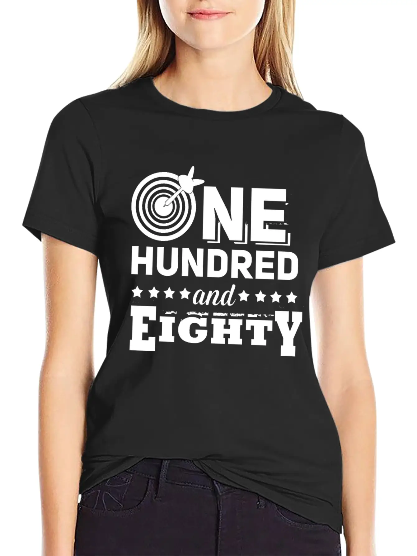 One Hundred Eighty Dart 180 Dartboard Arrow Essential Cotton Tee For Daily Outfits – Unisex Style