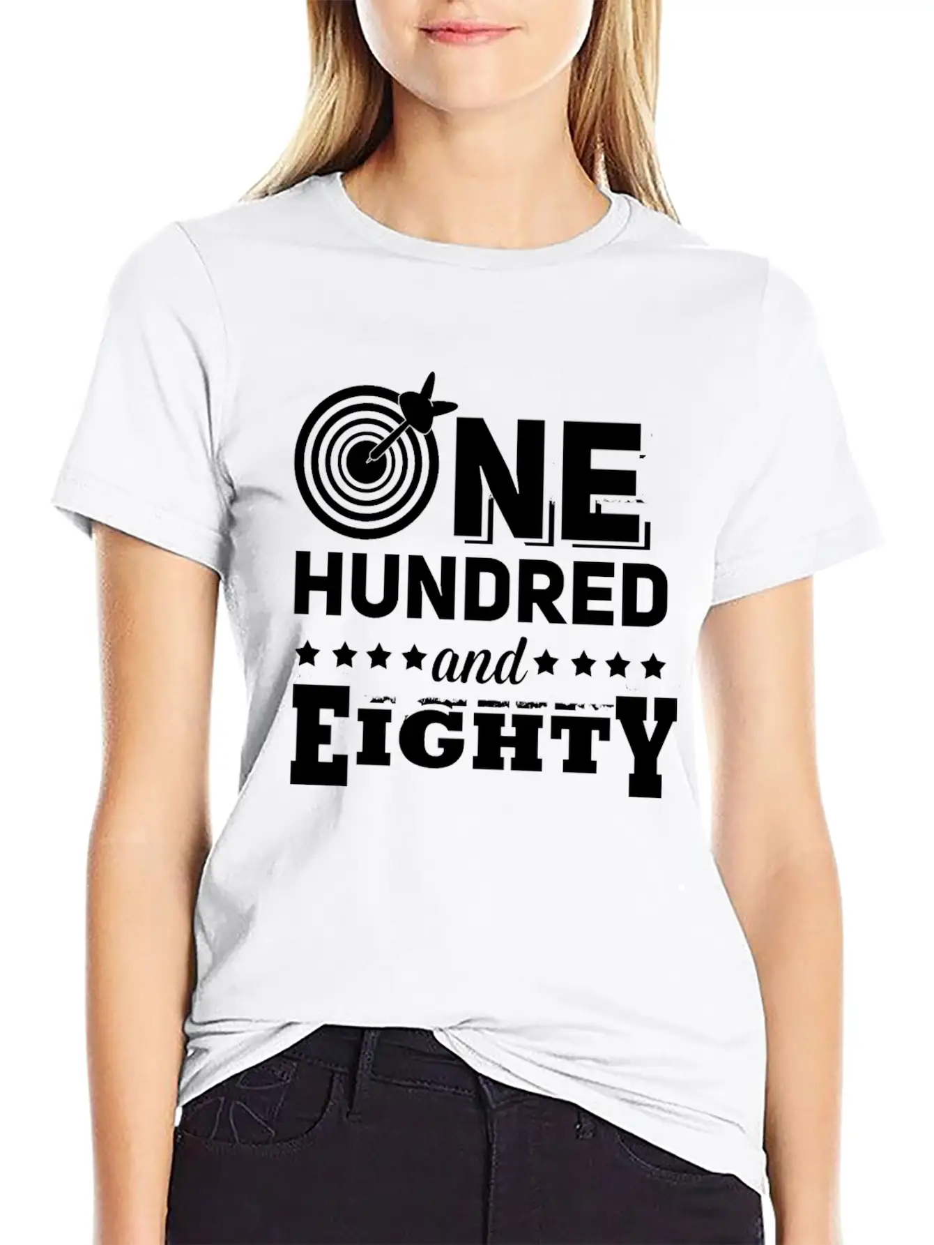 One Hundred Eighty Dart 180 Dartboard Arrow Essential Cotton Tee For Daily Outfits – Unisex Style