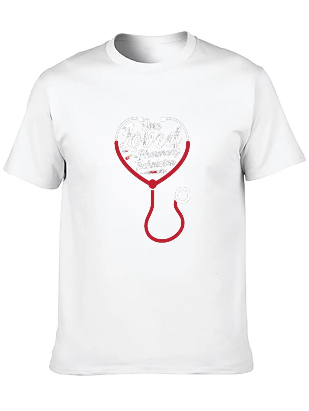 One Loved Pharmacy Technician Medicine Pharmacist Breathable Graphic T-Shirt – Perfect For Casual Days