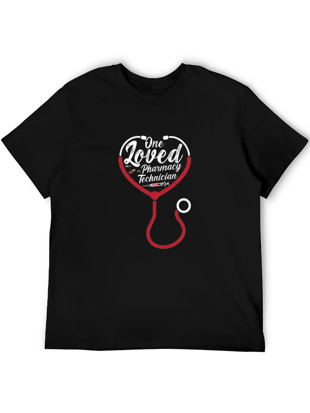 One Loved Pharmacy Technician Medicine Pharmacist Breathable Graphic T-Shirt – Perfect For Casual Days