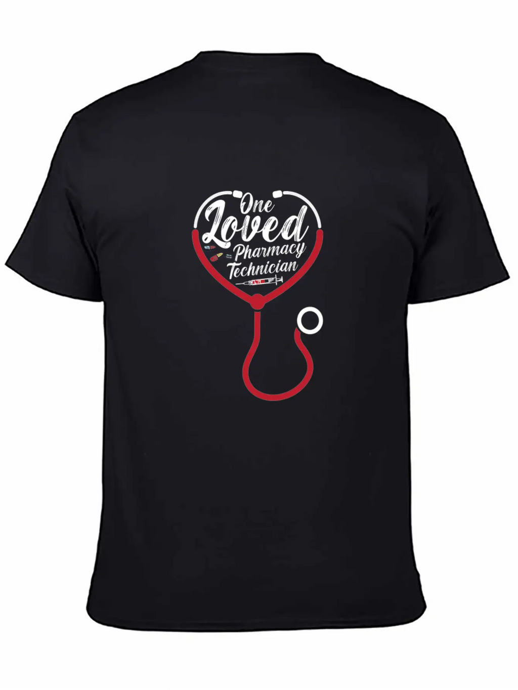 One Loved Pharmacy Technician Medicine Pharmacist Breathable Graphic T-Shirt – Perfect For Casual Days