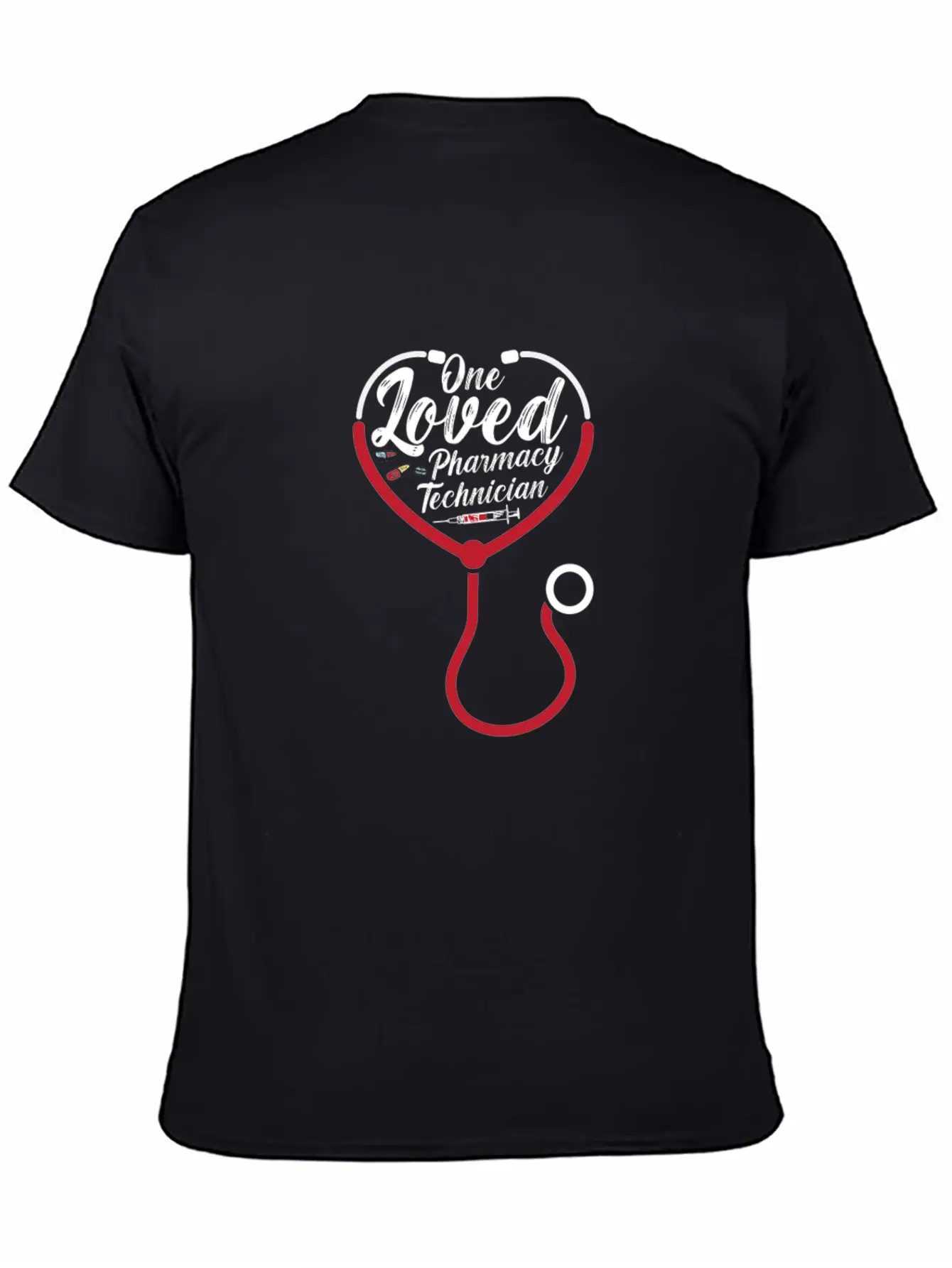 One Loved Pharmacy Technician Medicine Pharmacist Breathable Graphic T-Shirt – Perfect For Casual Days