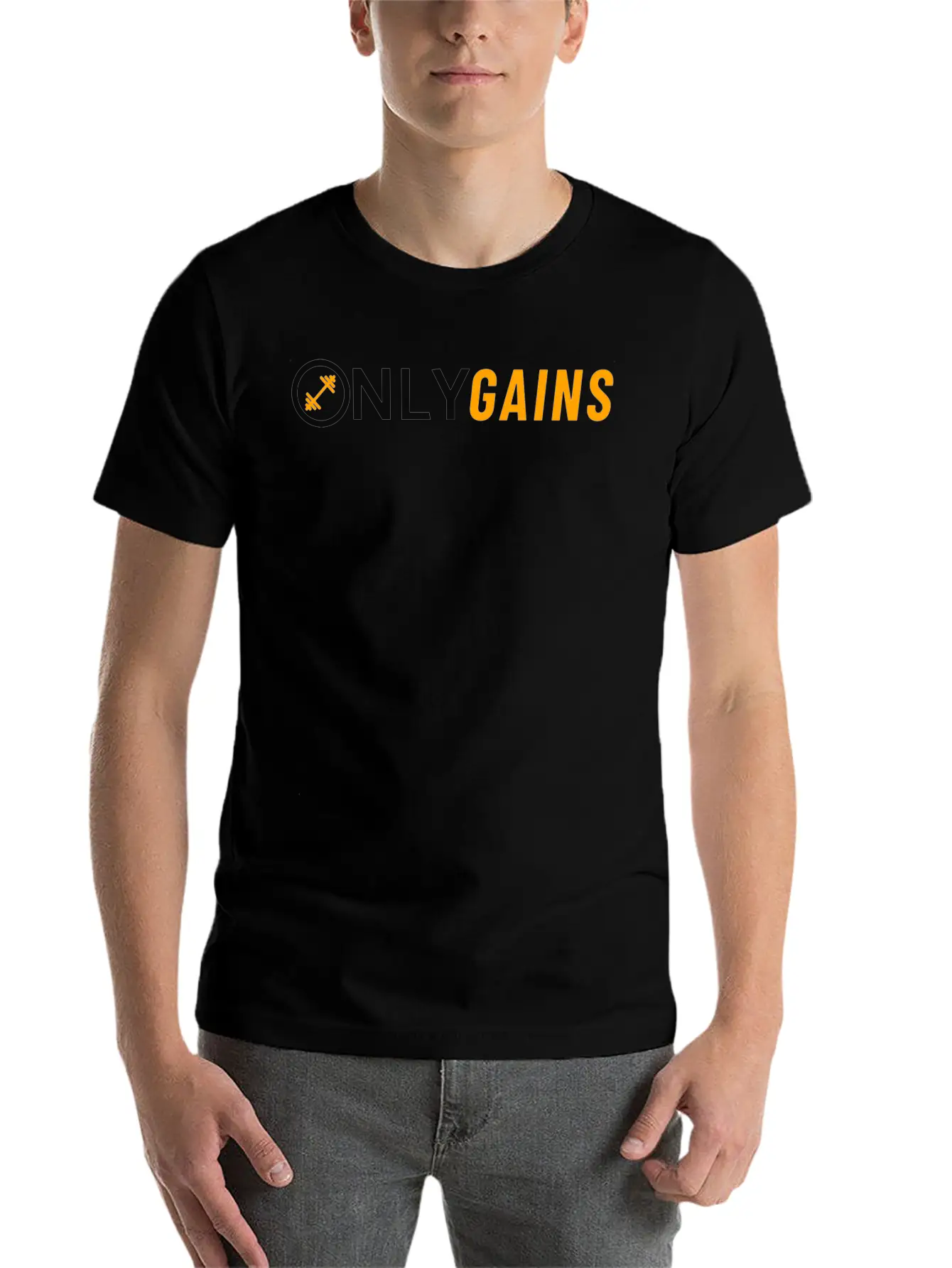 OnlyGains Classic Cotton Tee – Unisex Comfort For Any Season