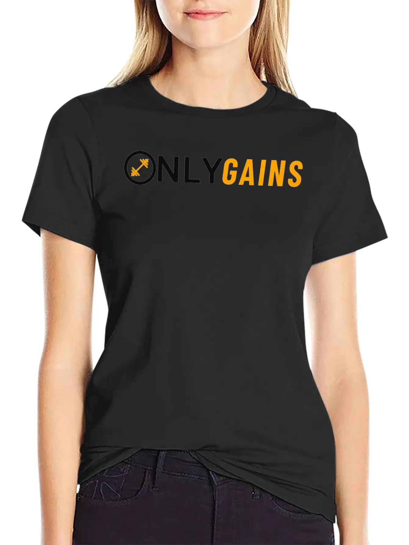 OnlyGains Classic Cotton Tee – Unisex Comfort For Any Season