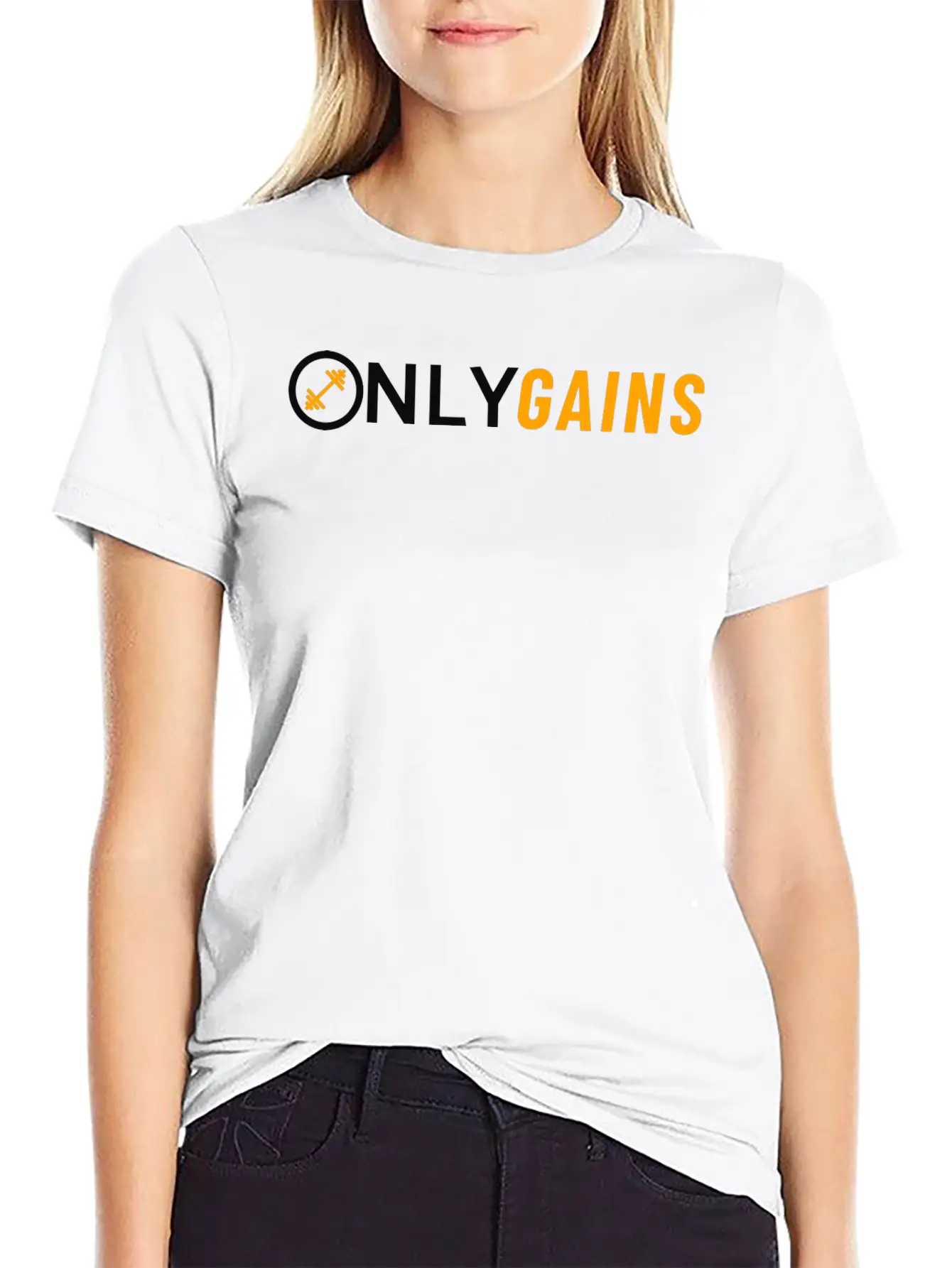 OnlyGains Classic Cotton Tee – Unisex Comfort For Any Season